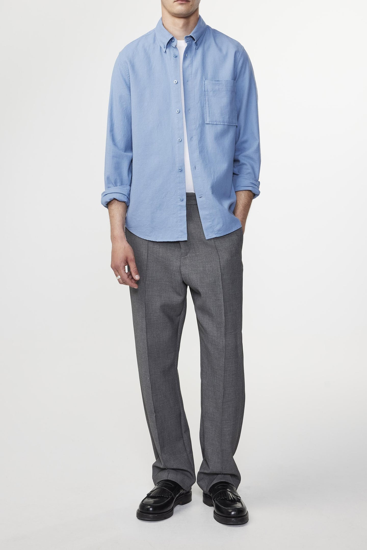 ARNE BD 5159 SHIRTS TINK BLUE 2