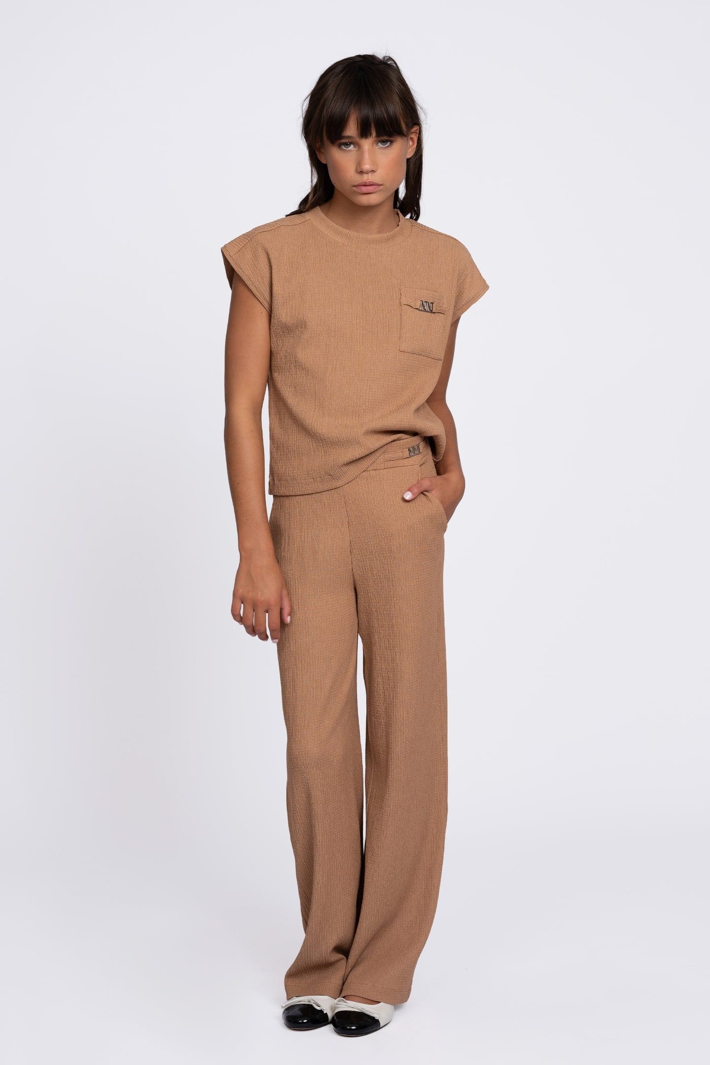 AALICIA PANTS COGNAC 1