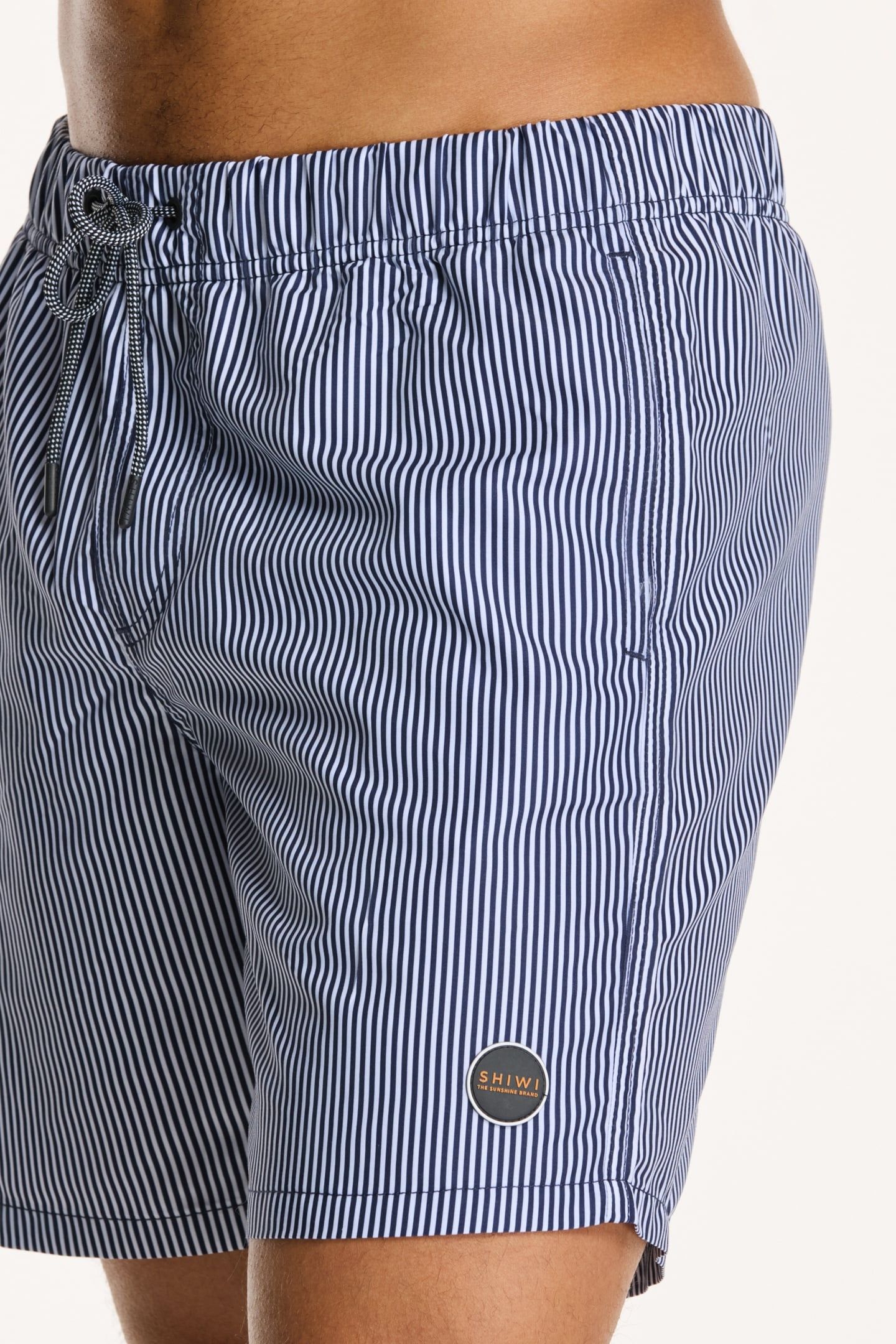 SWIM SHORTS SKINNY STRIPE DARK NAVY 7