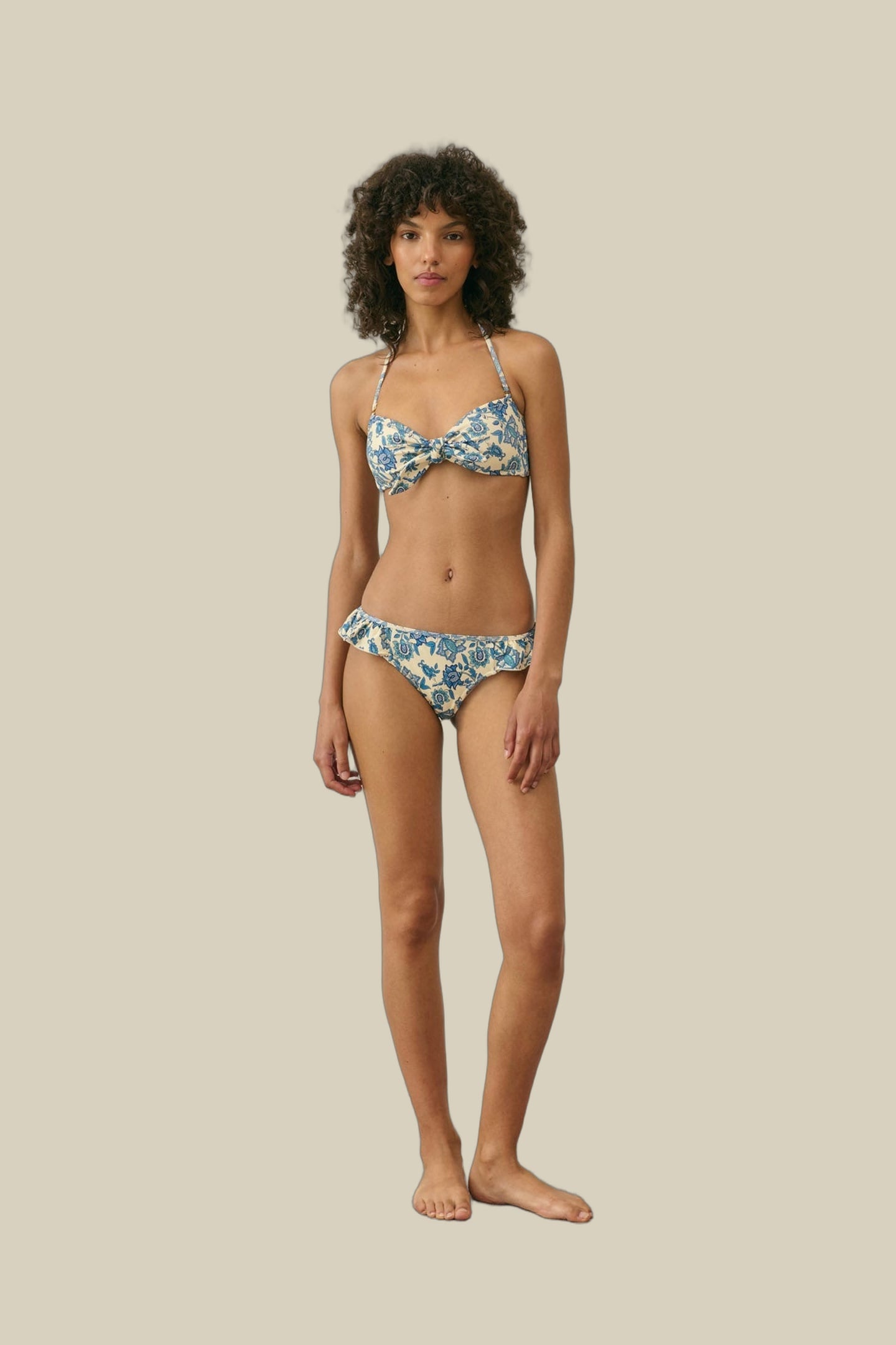 BIKINI TOP WALNUT BLUE LOBELIA GARDEN 3