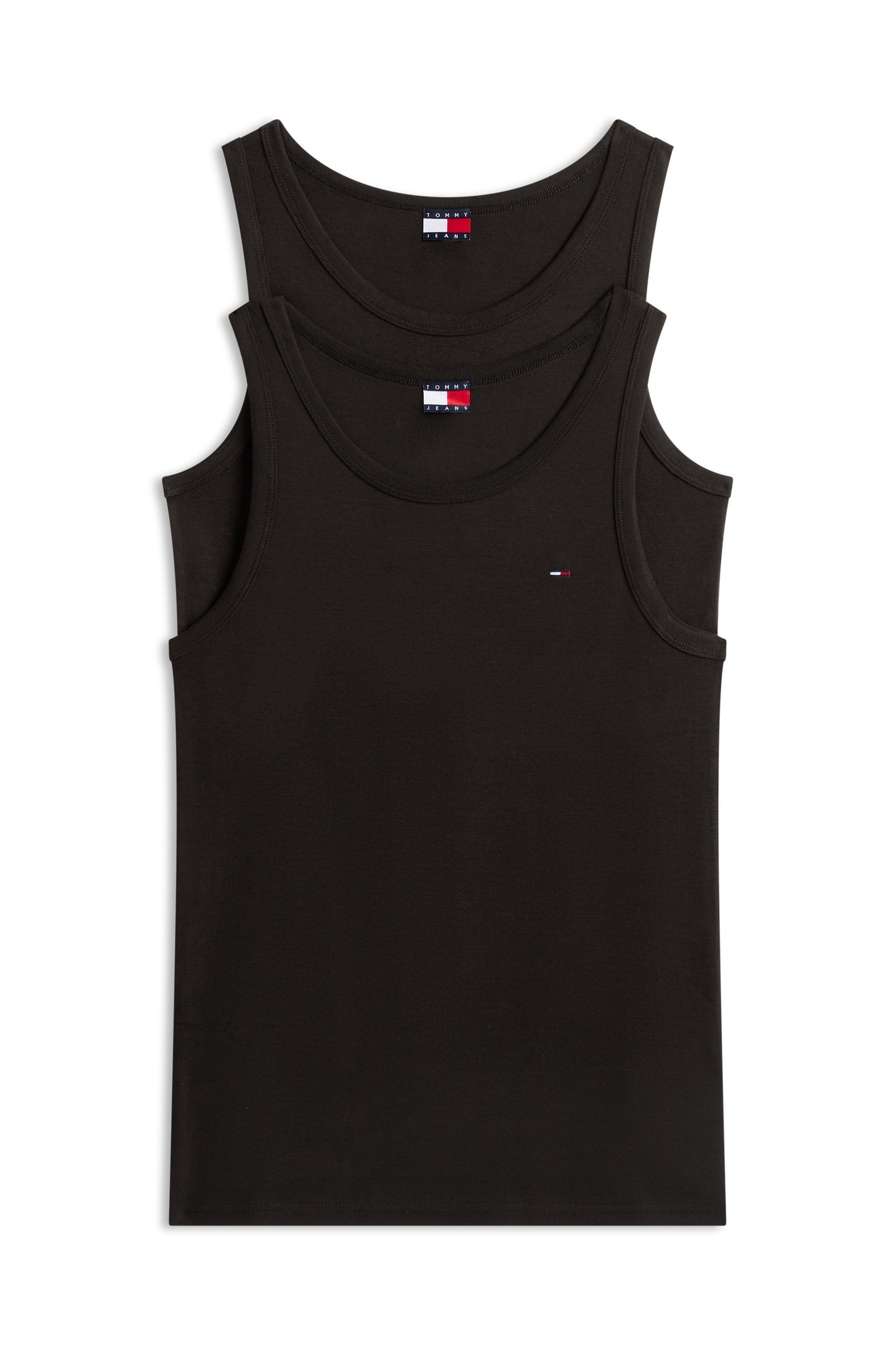 TJM XSLIM 2-PACK RIB T-SHIRT BLACK/BLACK 4