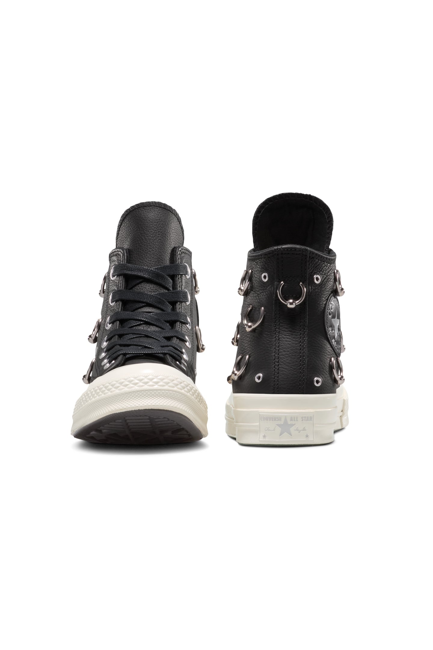 UNISEX CHUCK 70 HI BLACK/SILVER/EGRET 6