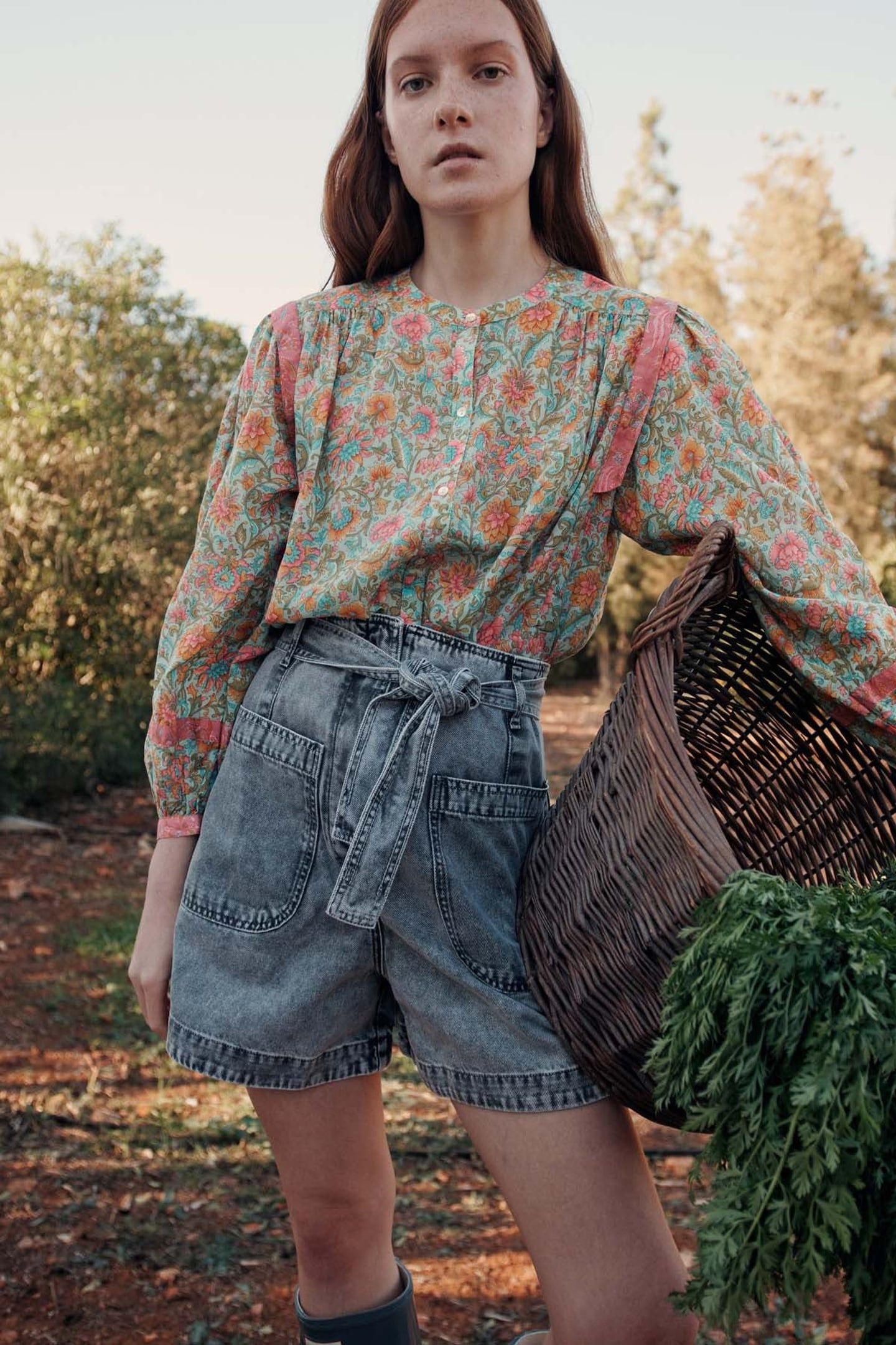 SHIRT JANE WATER RIVER FLOWERS 2