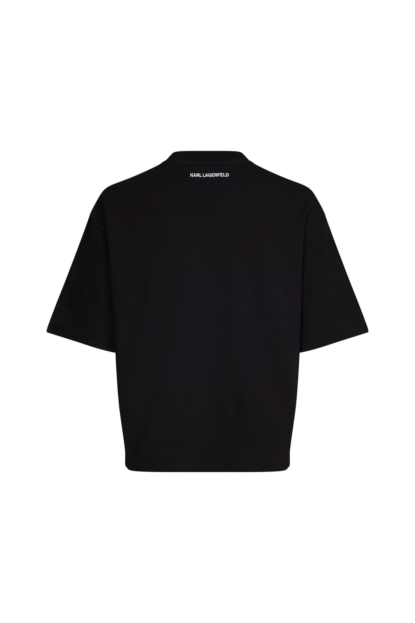 KARL SIGNATURE HEM T-SHIRT BLACK 2