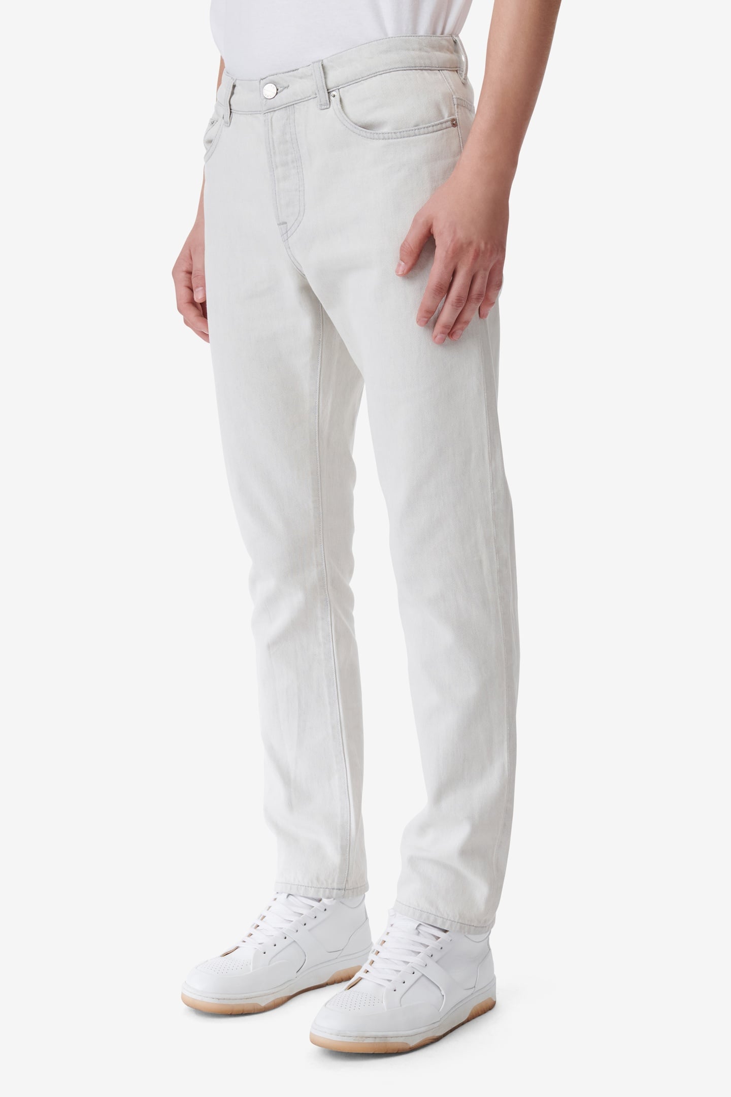 DAXOES TROUSER BLEACHED GREY 1