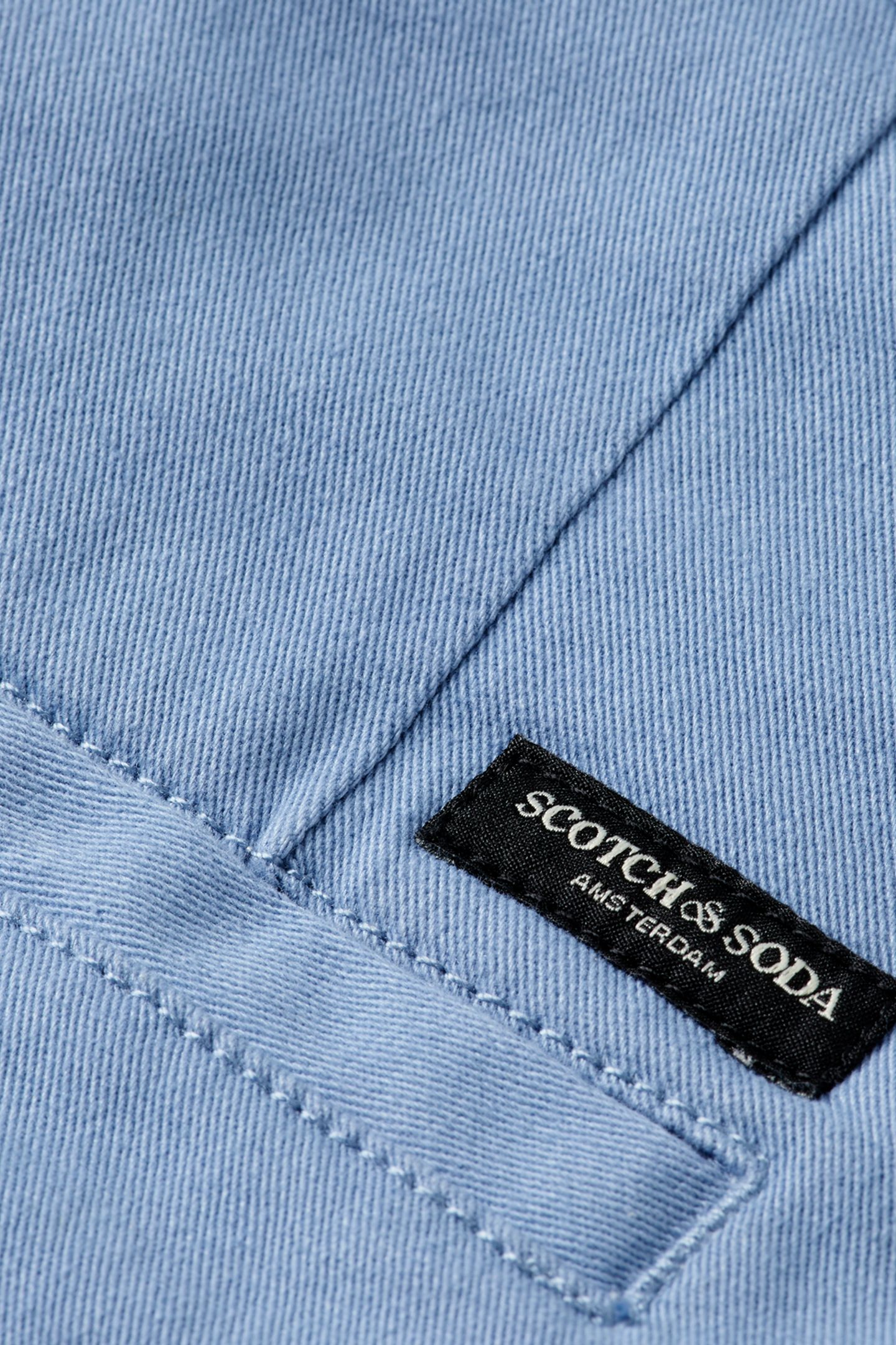 STUART - SLIM-FIT WASHED COTTON BLEND CHINO FADED DENIM 3