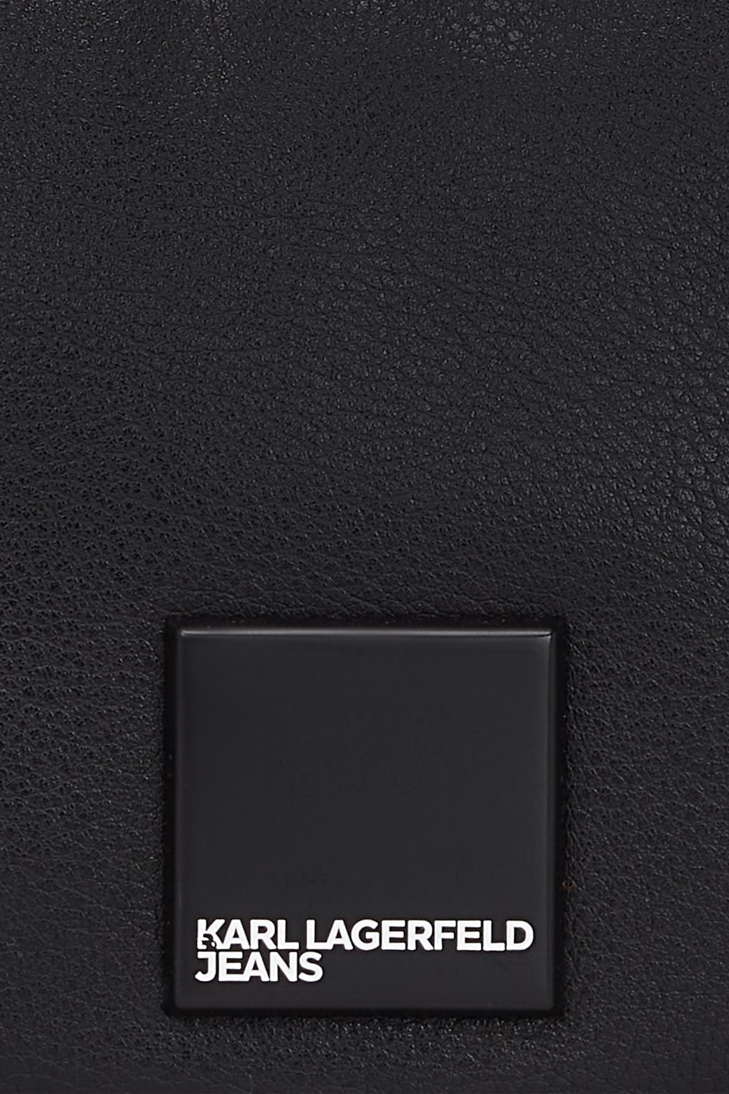 KLJ BOX LOGO SOFT HALFMOON BAG BLACK 5