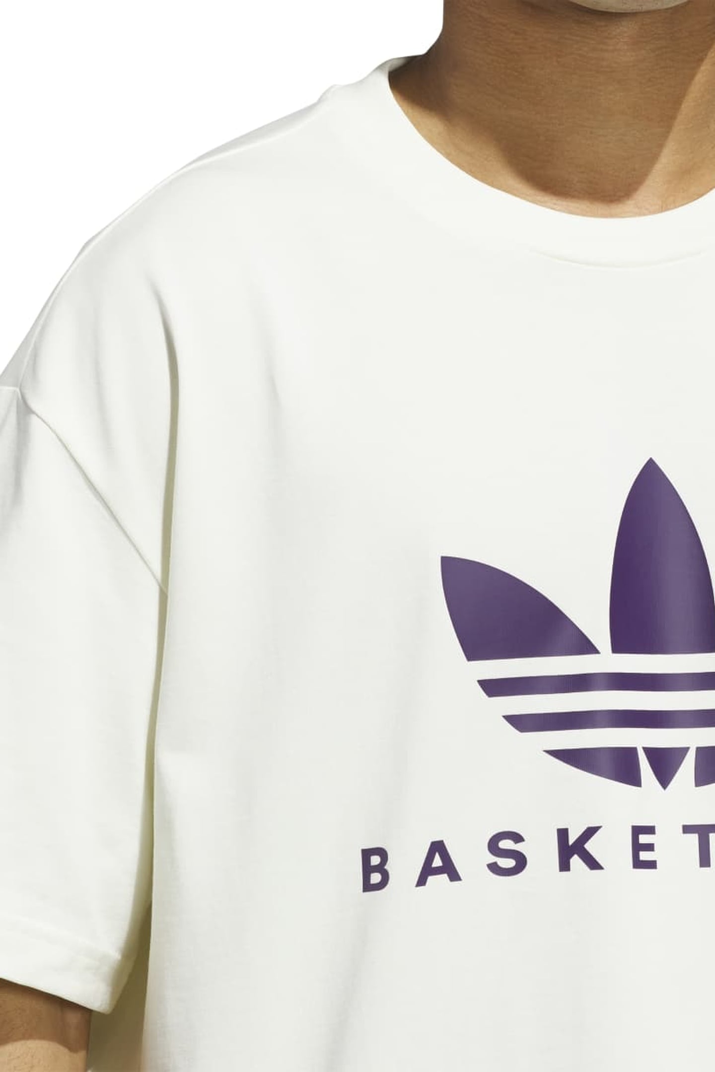 UNISEX ORIGINALS ORIGINALS BASKETBALL COURTSIDE TEE IVORY 7
