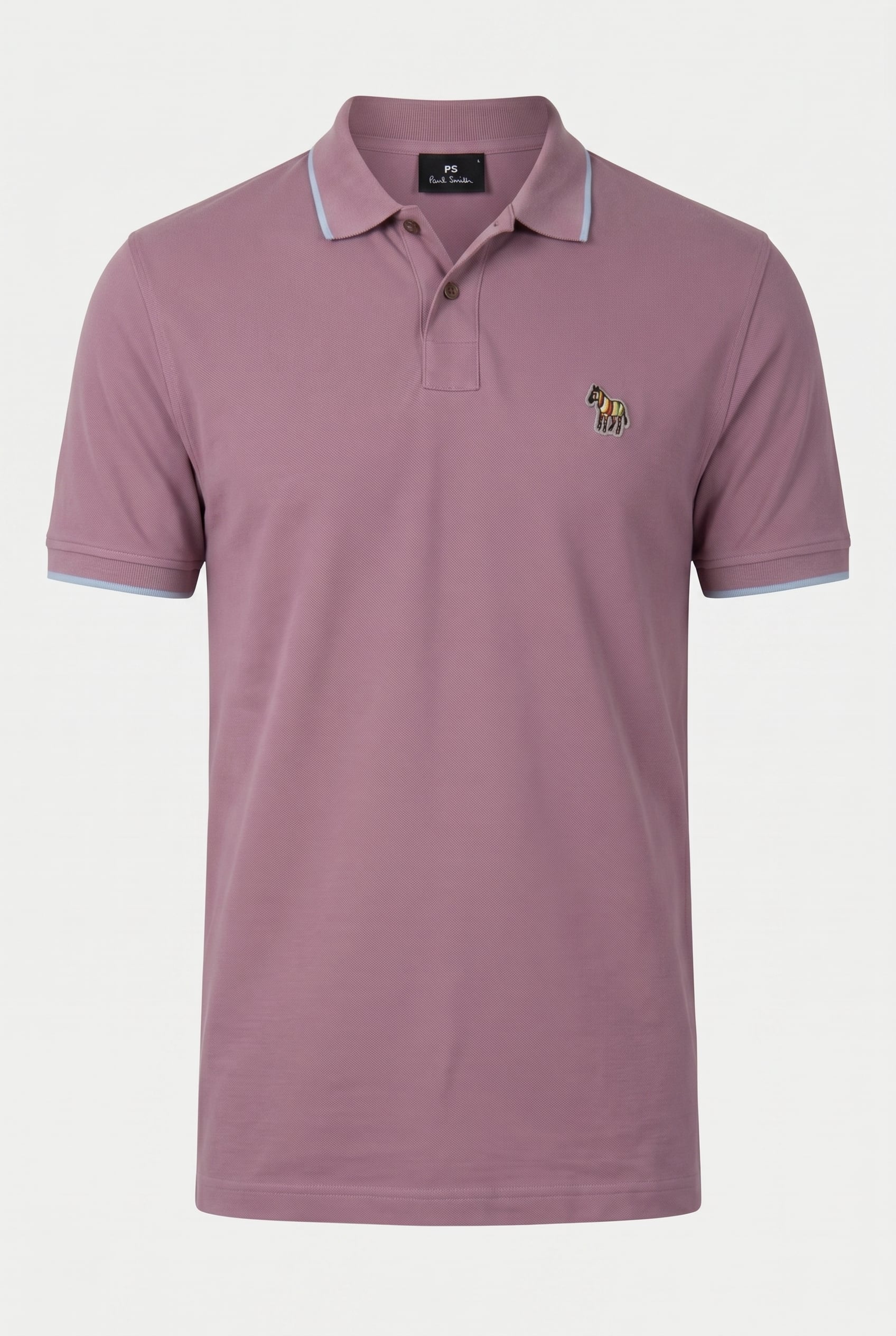 SLIM FIT POLO ZEB BADGE MAUVE 3