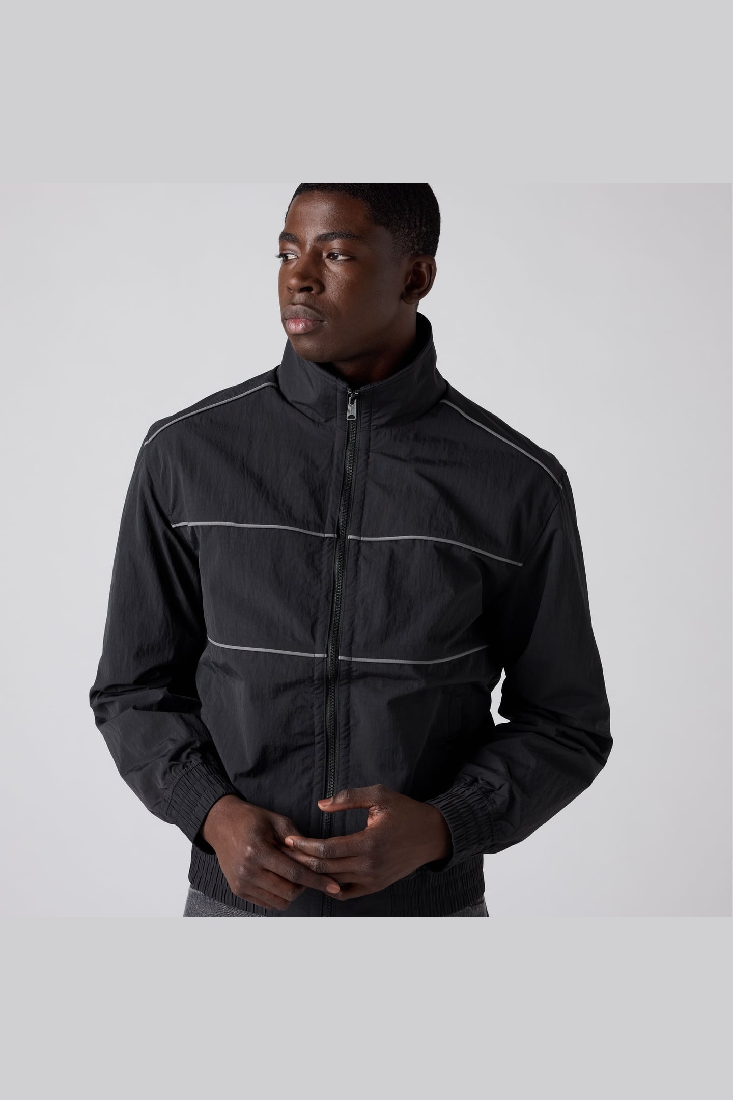 HEIGHTS PIPPING JACKET JET BLACK 6