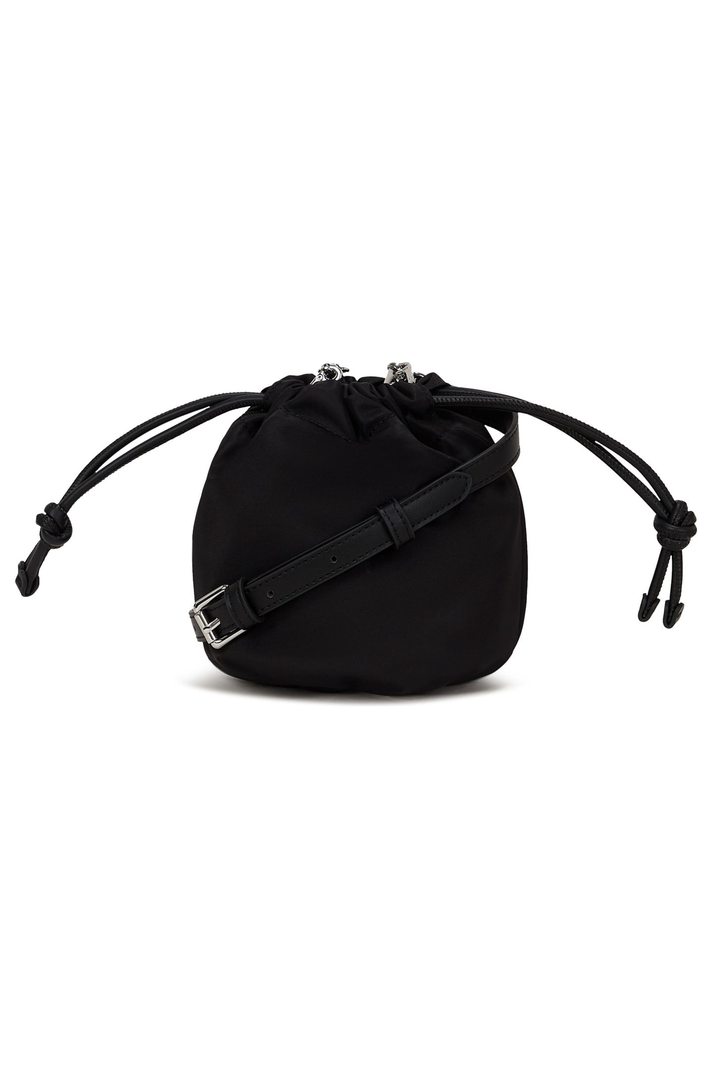 IKON NYLON SMALL BUCKET BAG BLACK 3