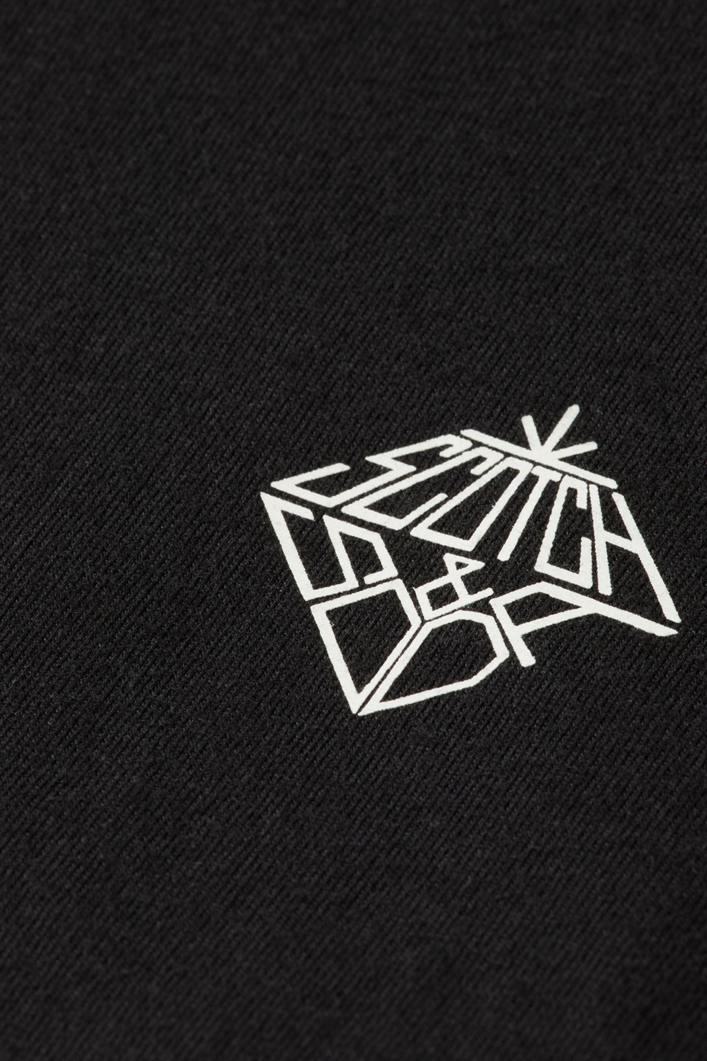 CHEST ARTWORK REGULAR T-SHIRT BLACK 7