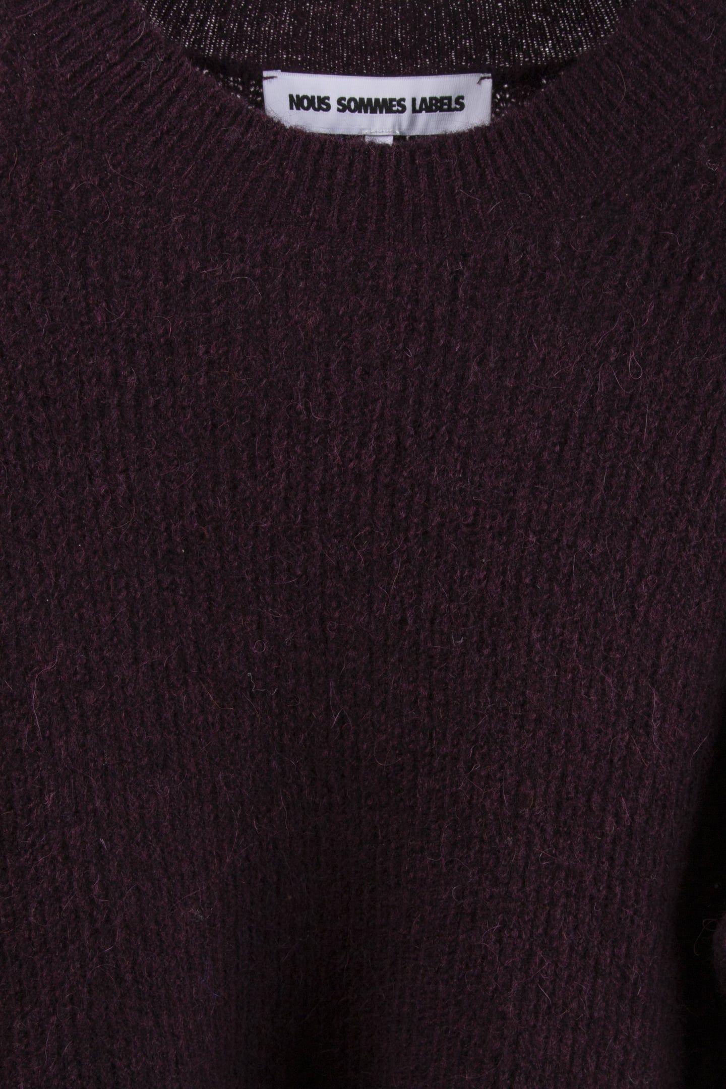 NOUS SOMMES LABELS – BENNIE ALPACA KNIT 2.0 BURGUNDY 4