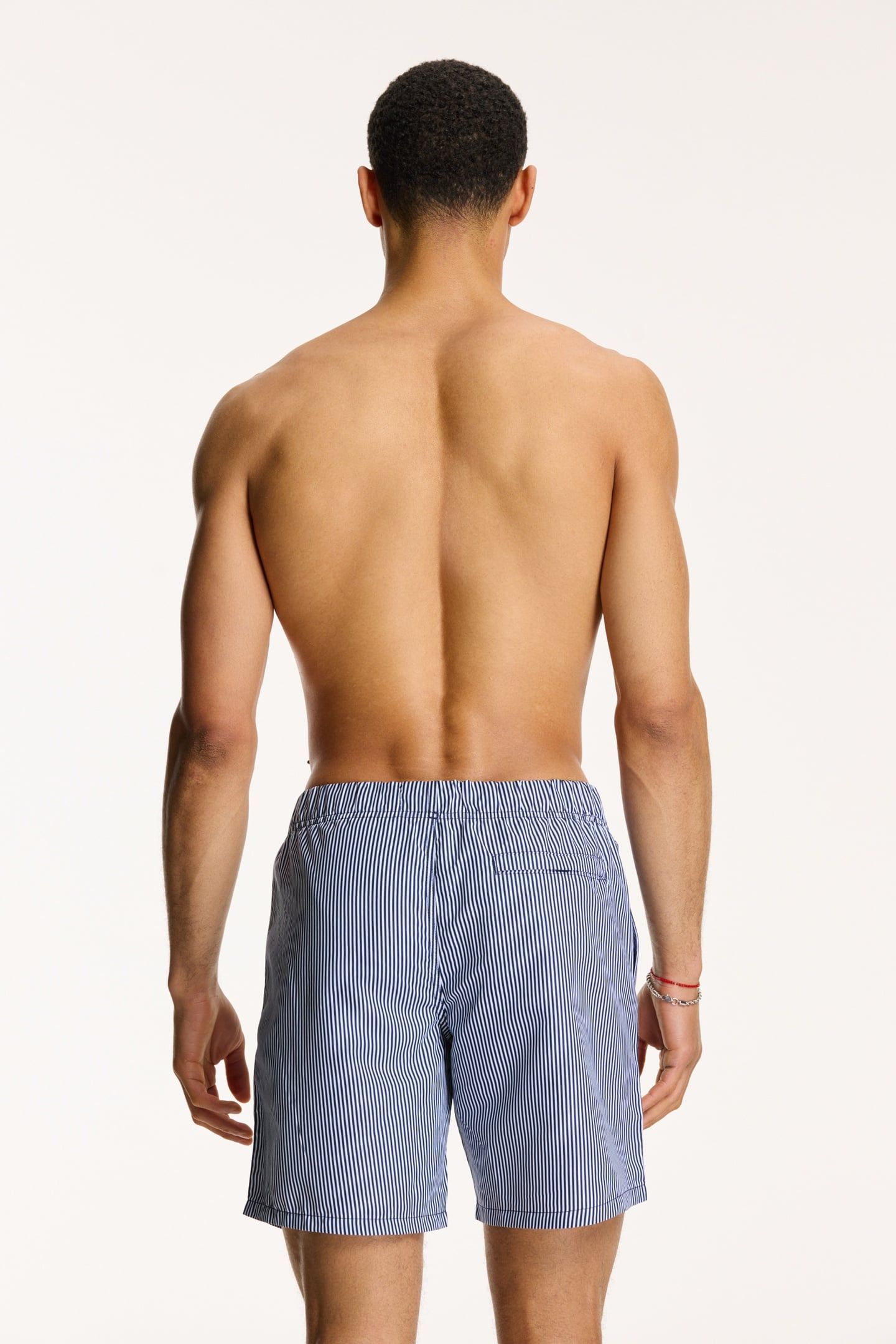 SWIM SHORTS SKINNY STRIPE DARK NAVY 3
