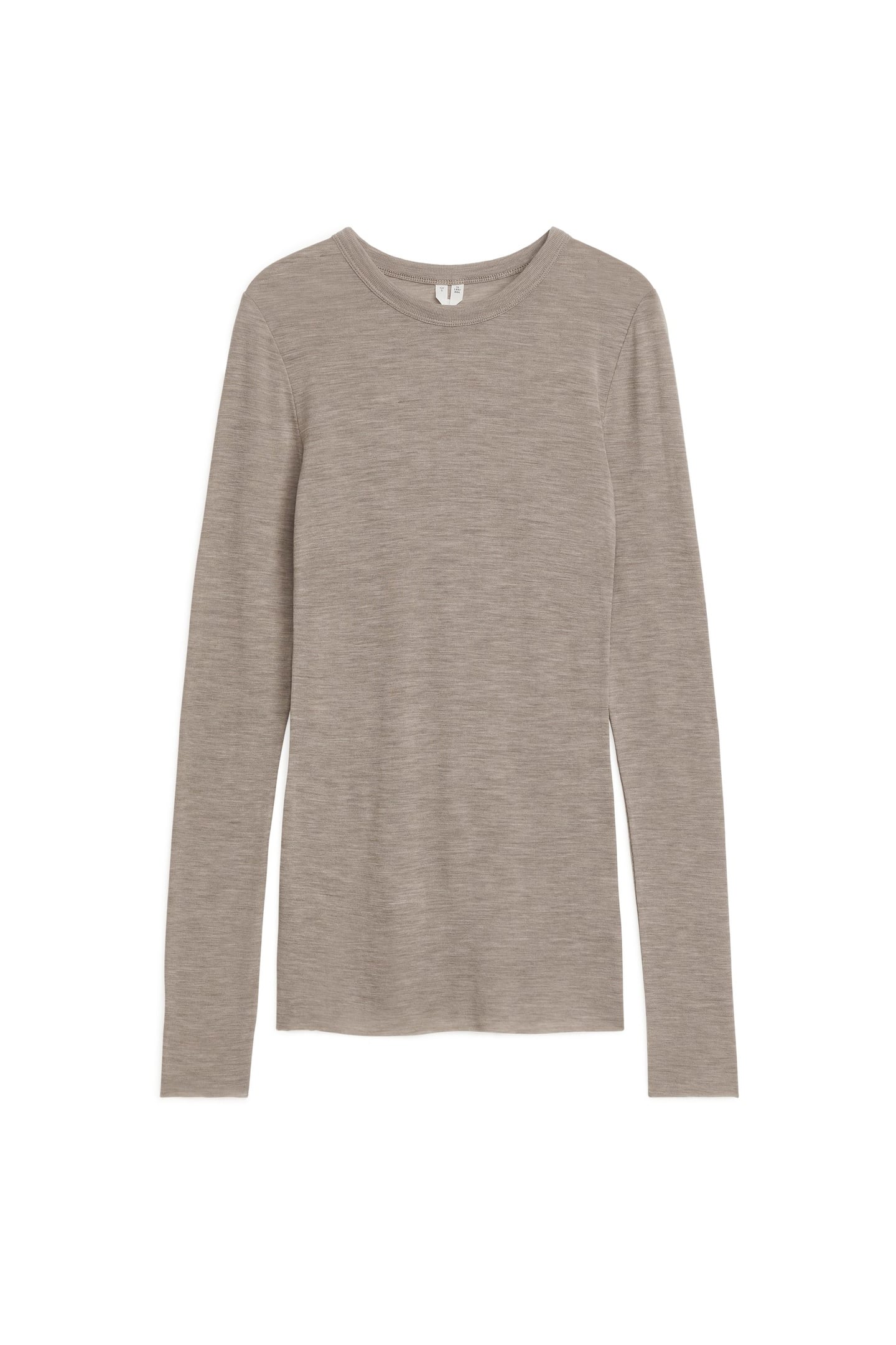ODDRUN WOOL RIB LS BEIGE 3
