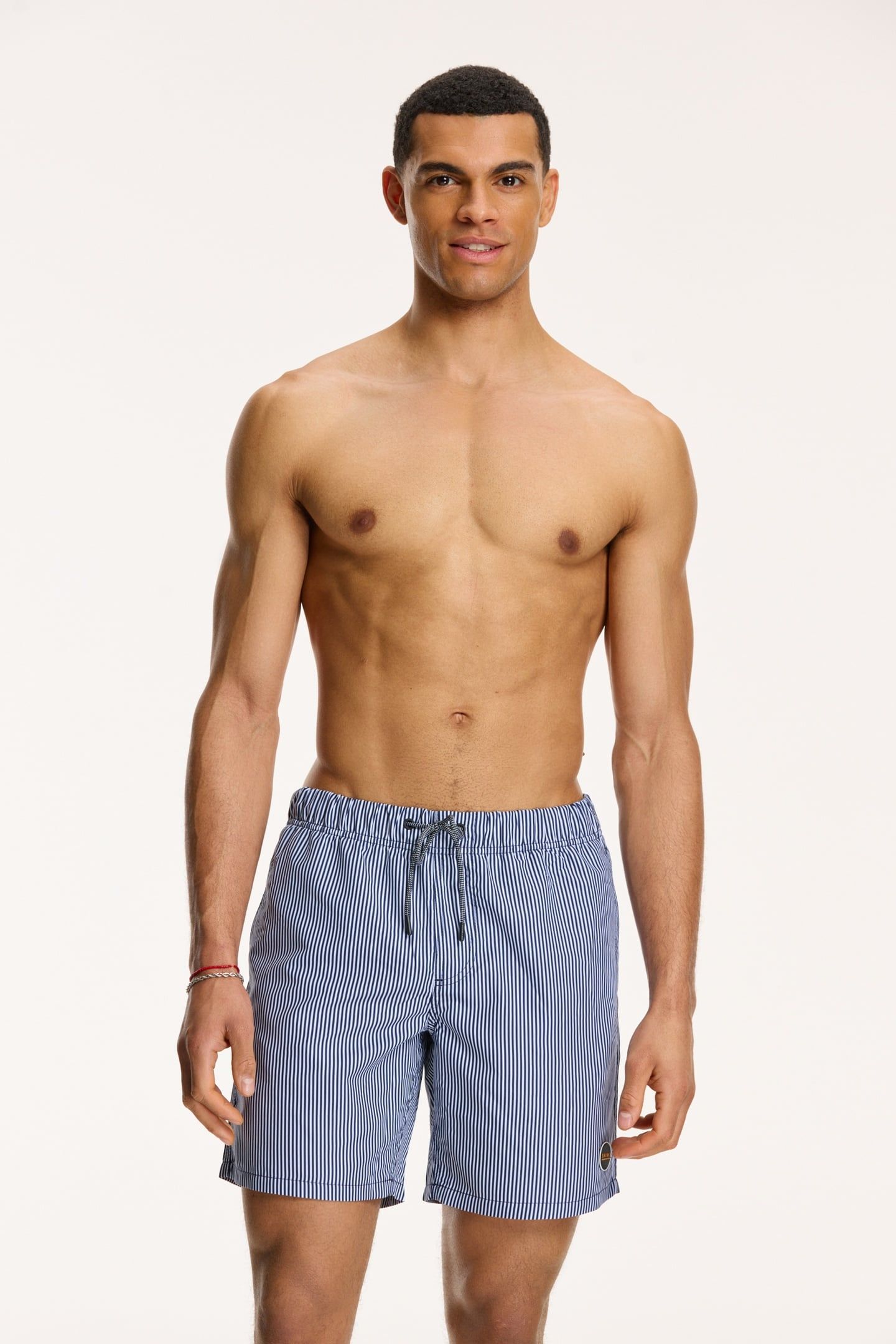 SWIM SHORTS SKINNY STRIPE DARK NAVY 2