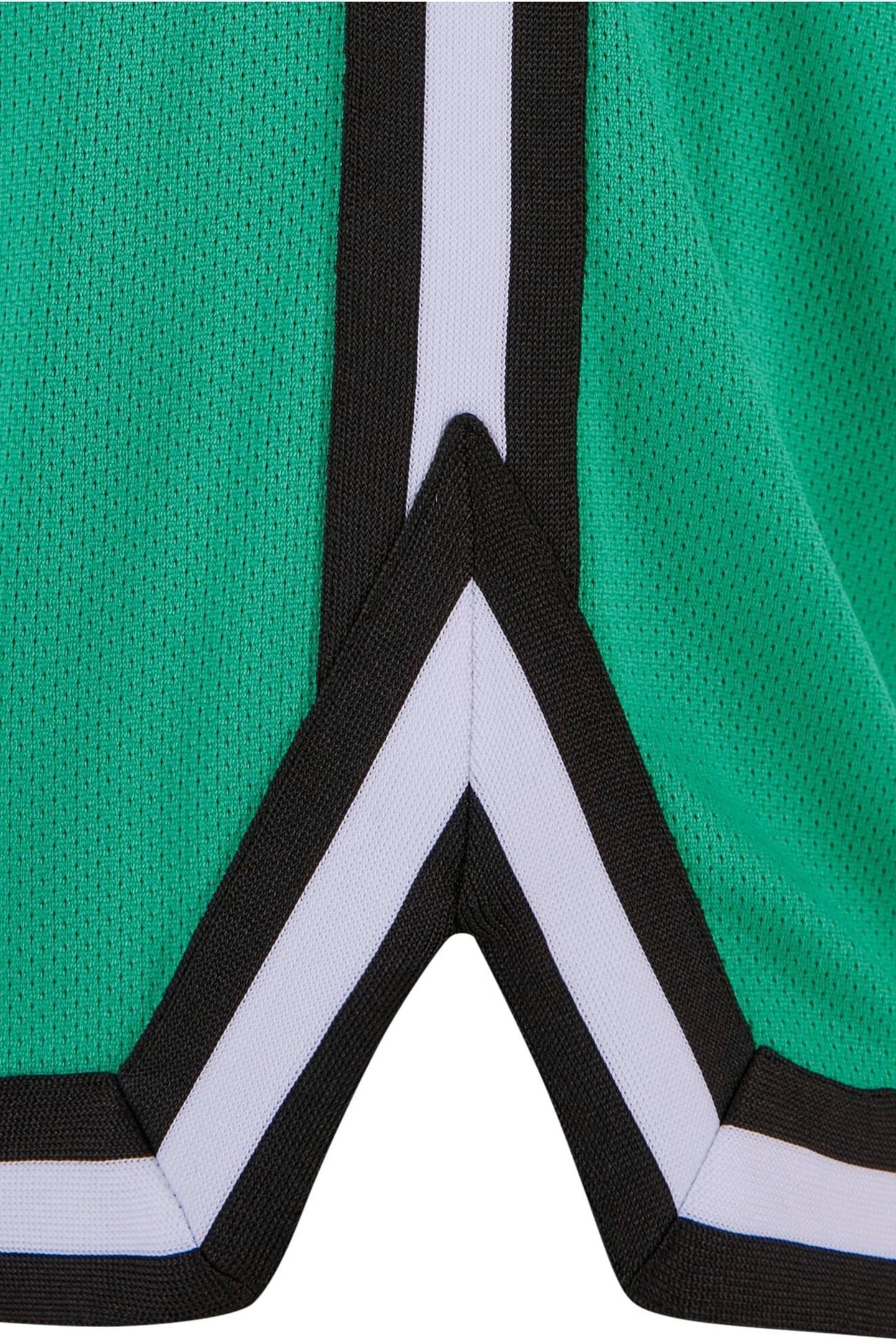 STRIPES MESH SHORTS FERNGREEN/BLACK/WHITE 6