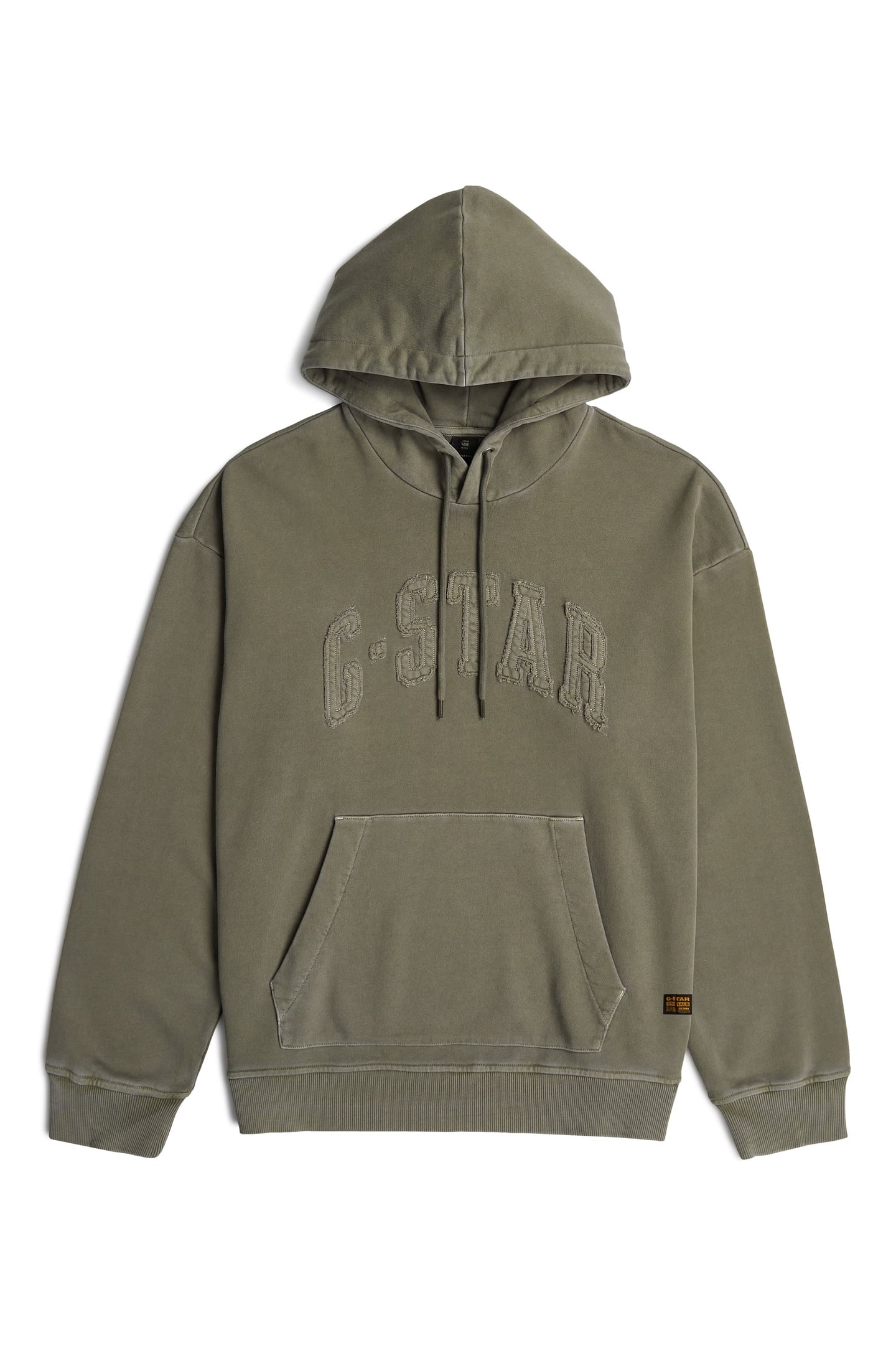 APPLIQUE RELAXED HOODED SWEATER TURF 5