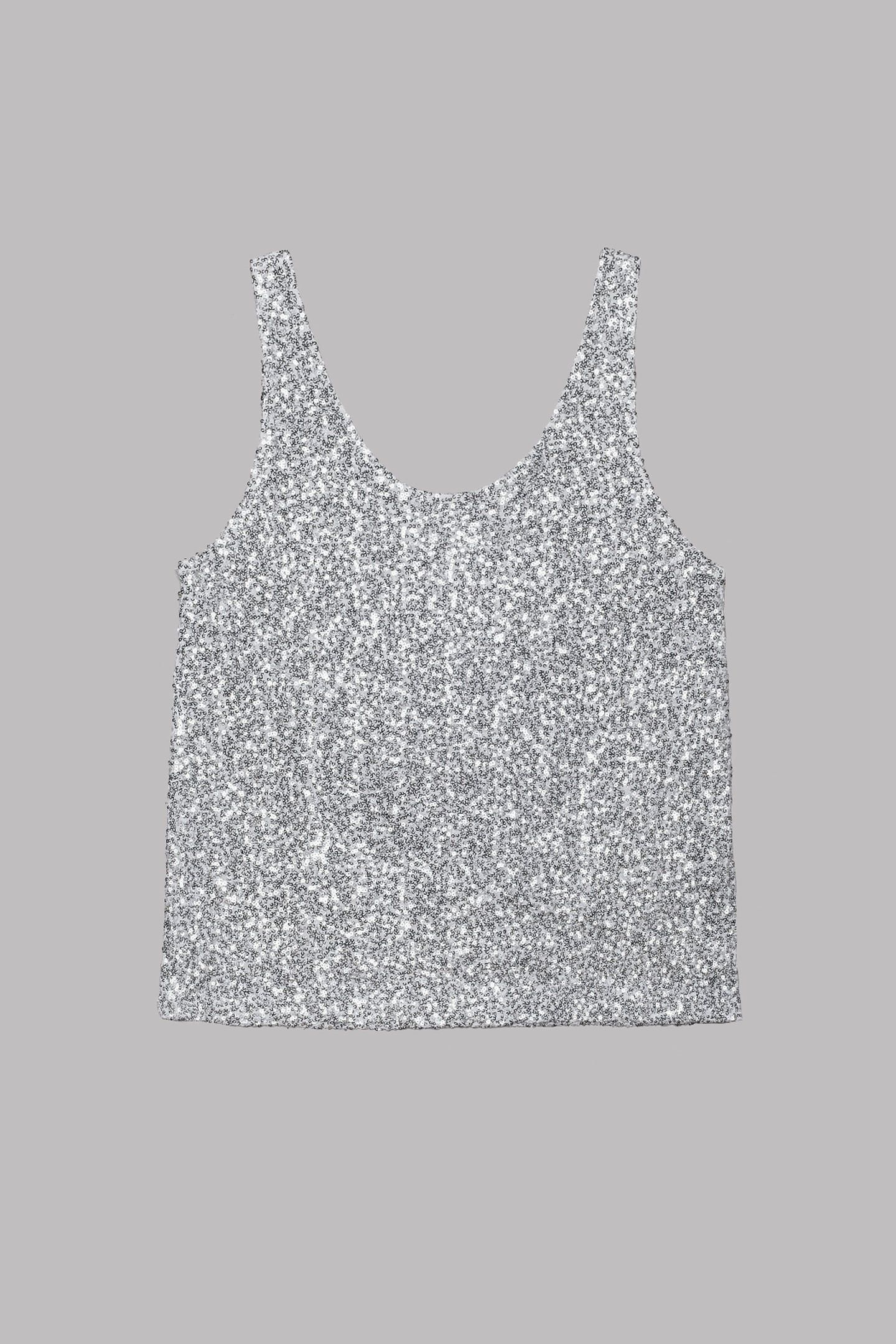 THE LIGHT SEQUIN BASE TANK TOP 3