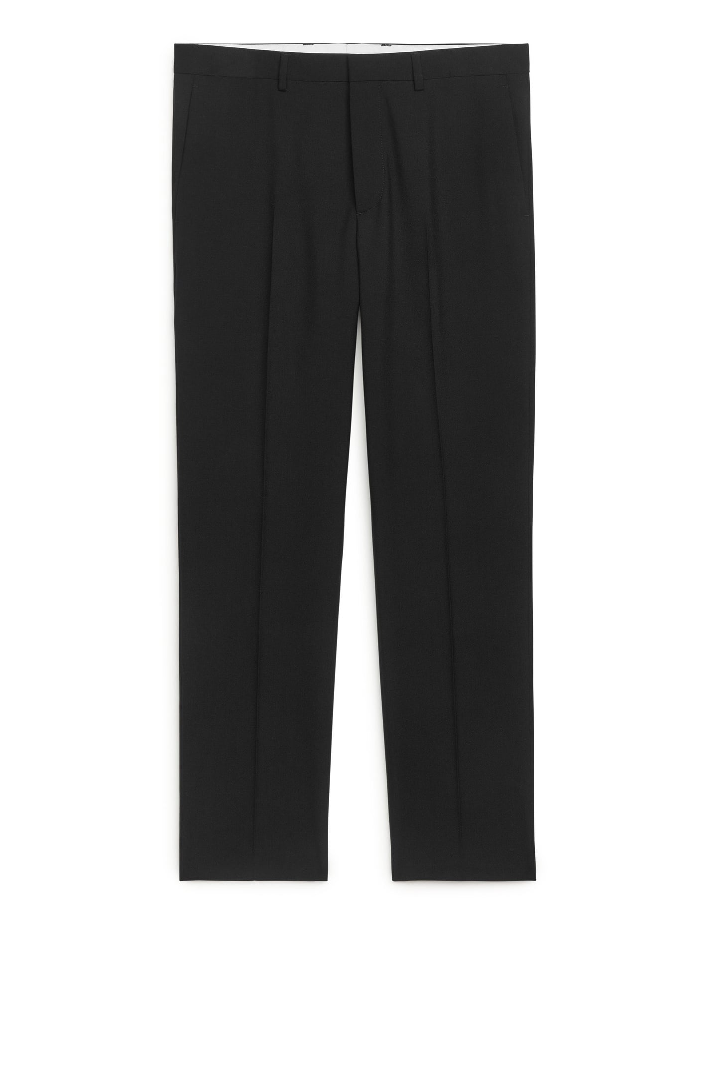 ELDAR HOPSACK SUIT TROUSER BLACK 3
