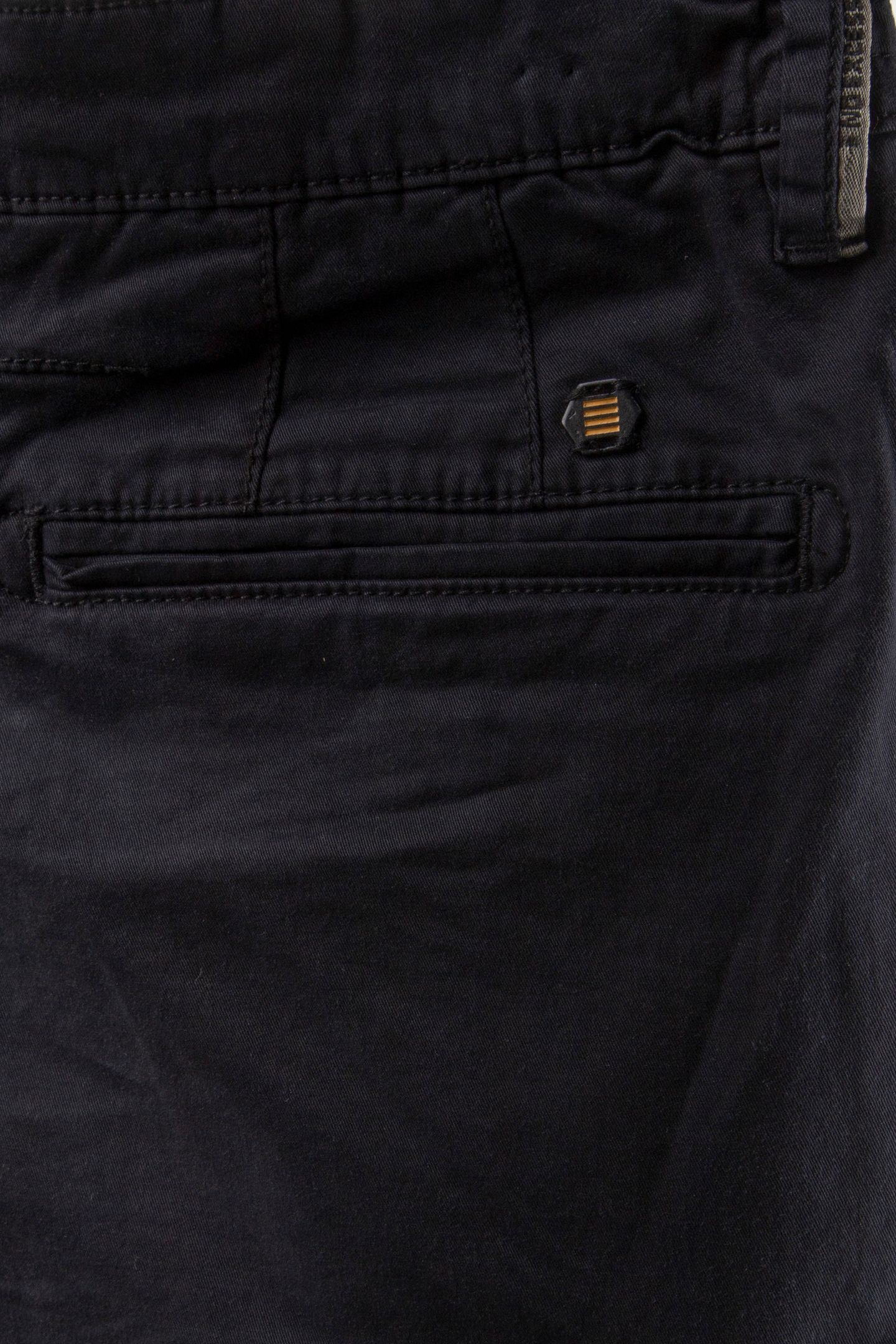 SHORT CARGO GARMENT DYED + STONE WASHED STRETCH BLACK 4
