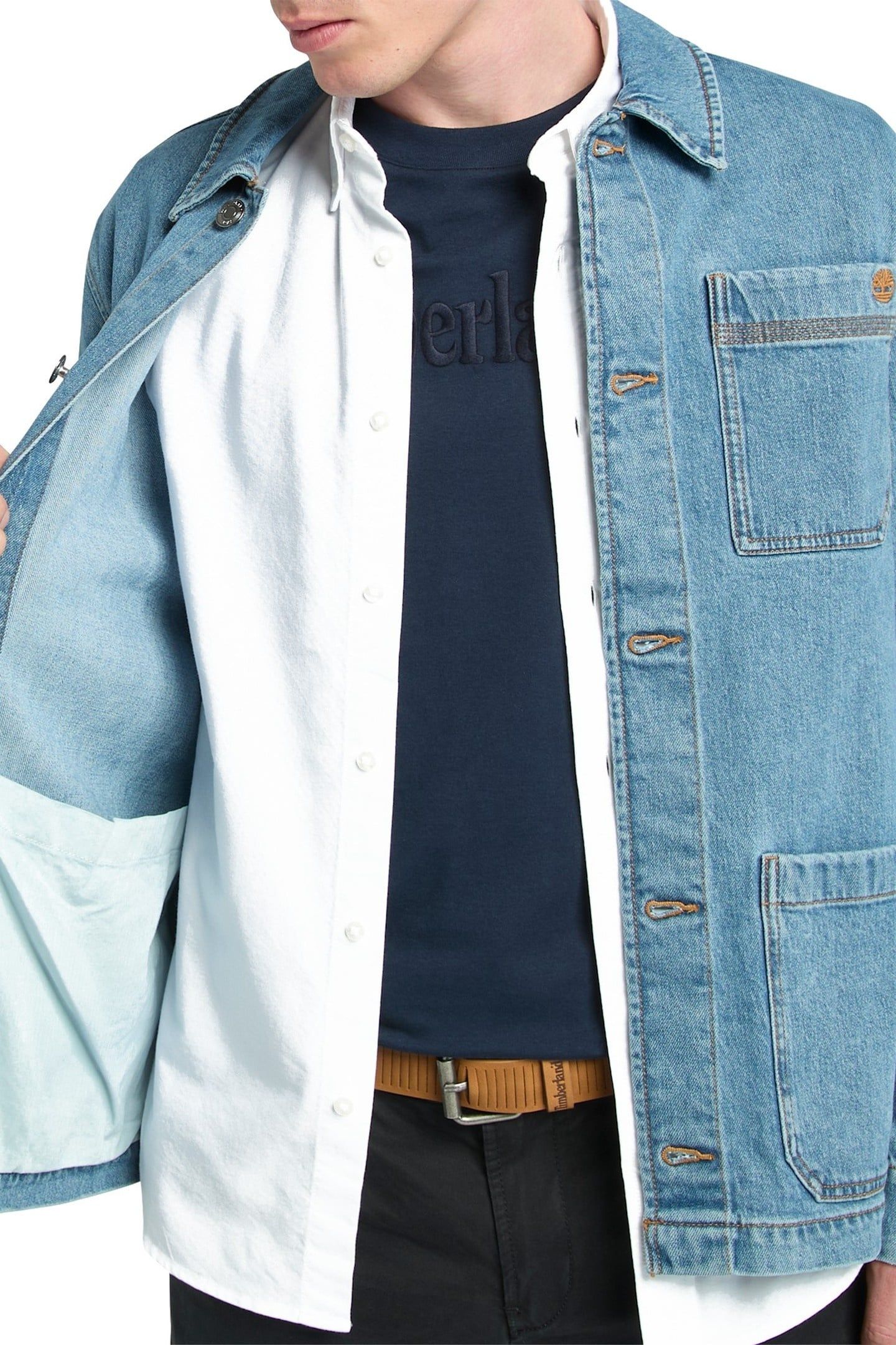 REFIBRA DENIM CHORE JACKET ORIGINAL INDIGO 4