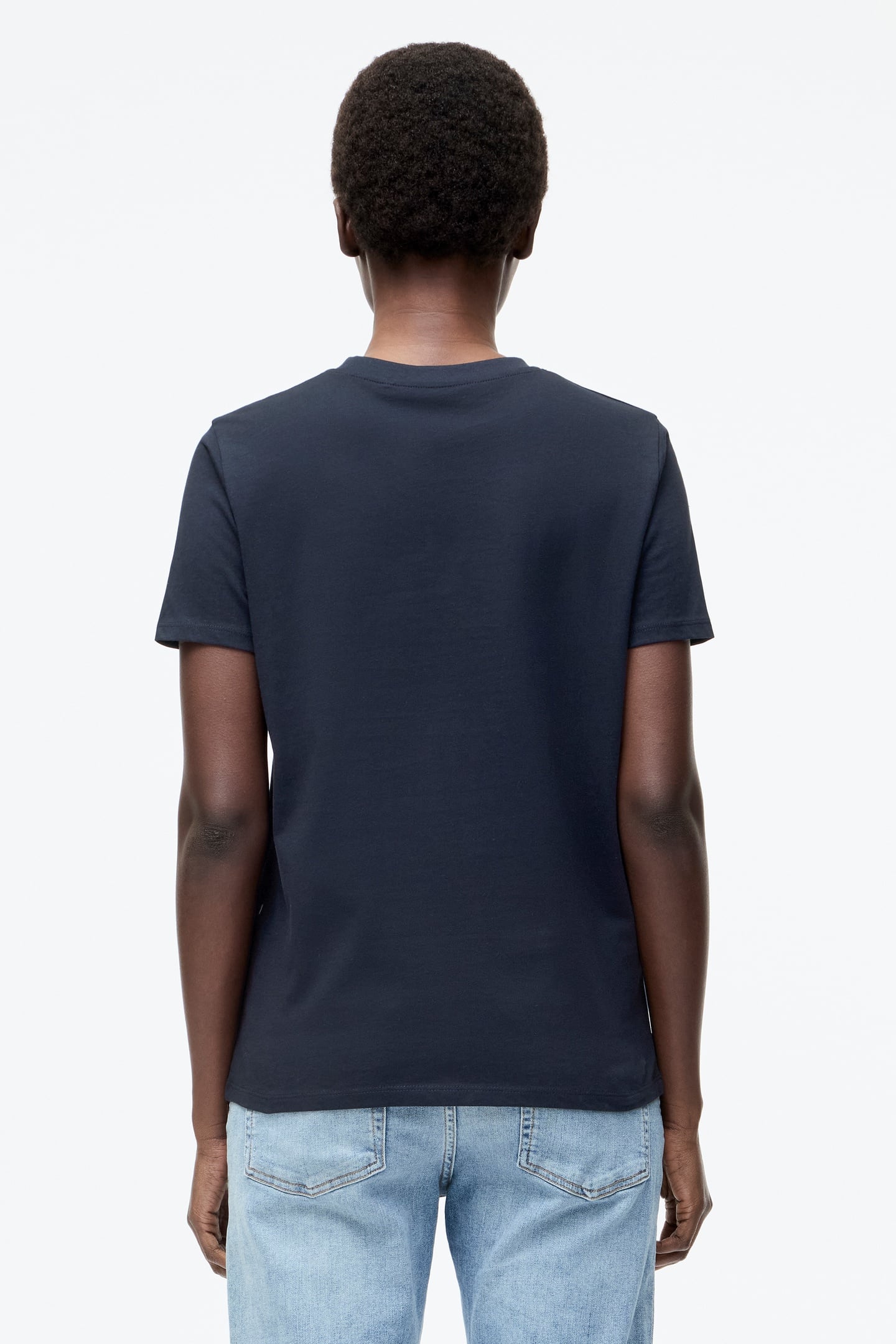 BONJOUR TEE MIDNIGHT BLUE/RED 3