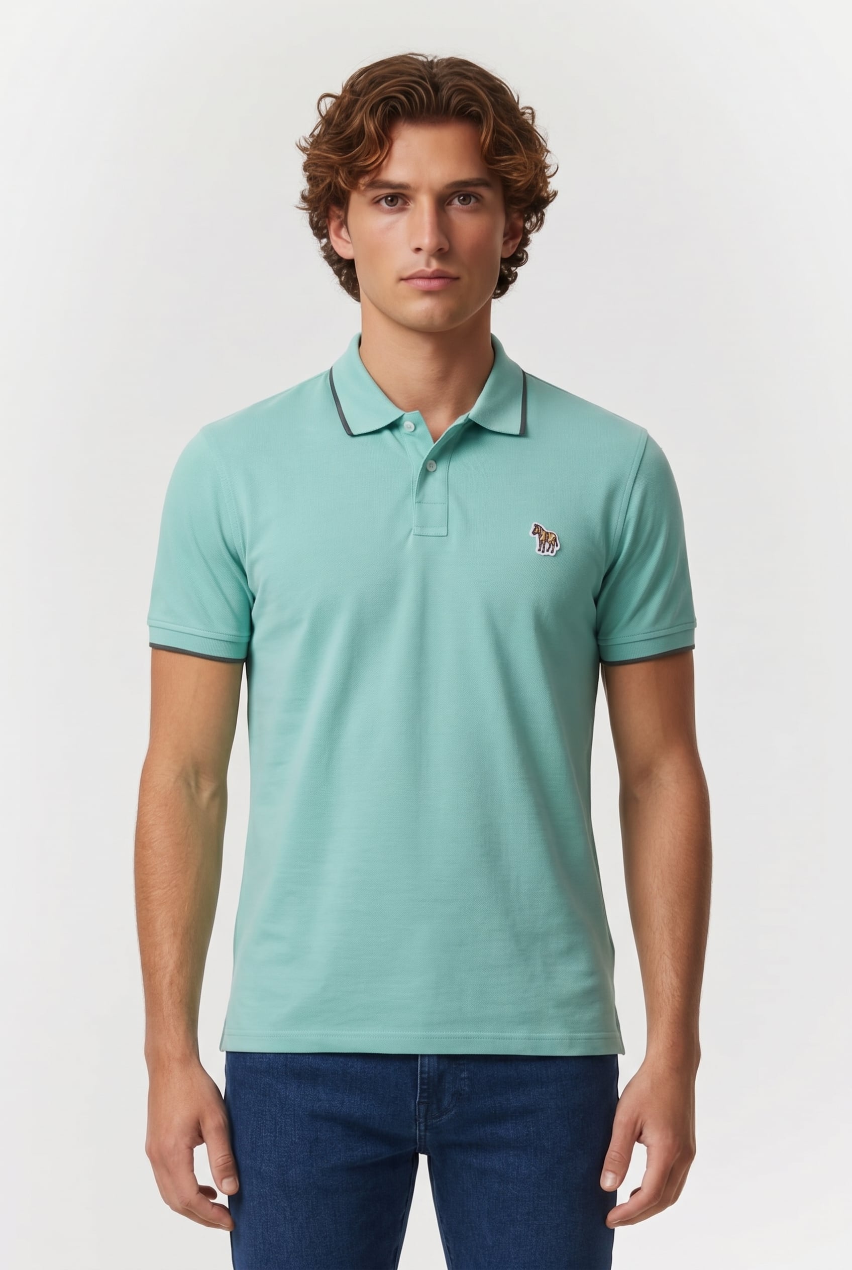 REG POLO SS ZEB BADGE PASTEL 1