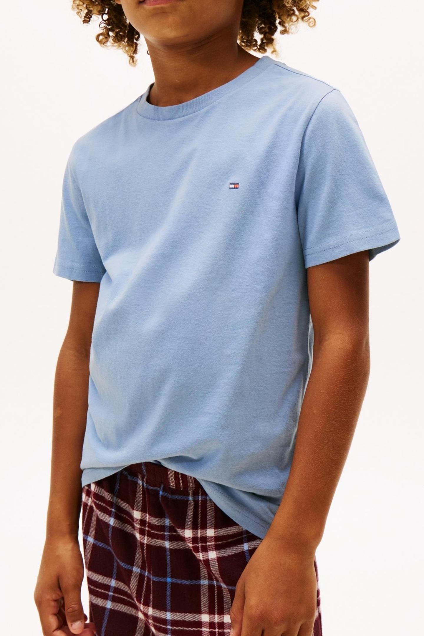 BOYS 2-PACK SS TEE DEEP ROUGE/BRISK BLUE 3