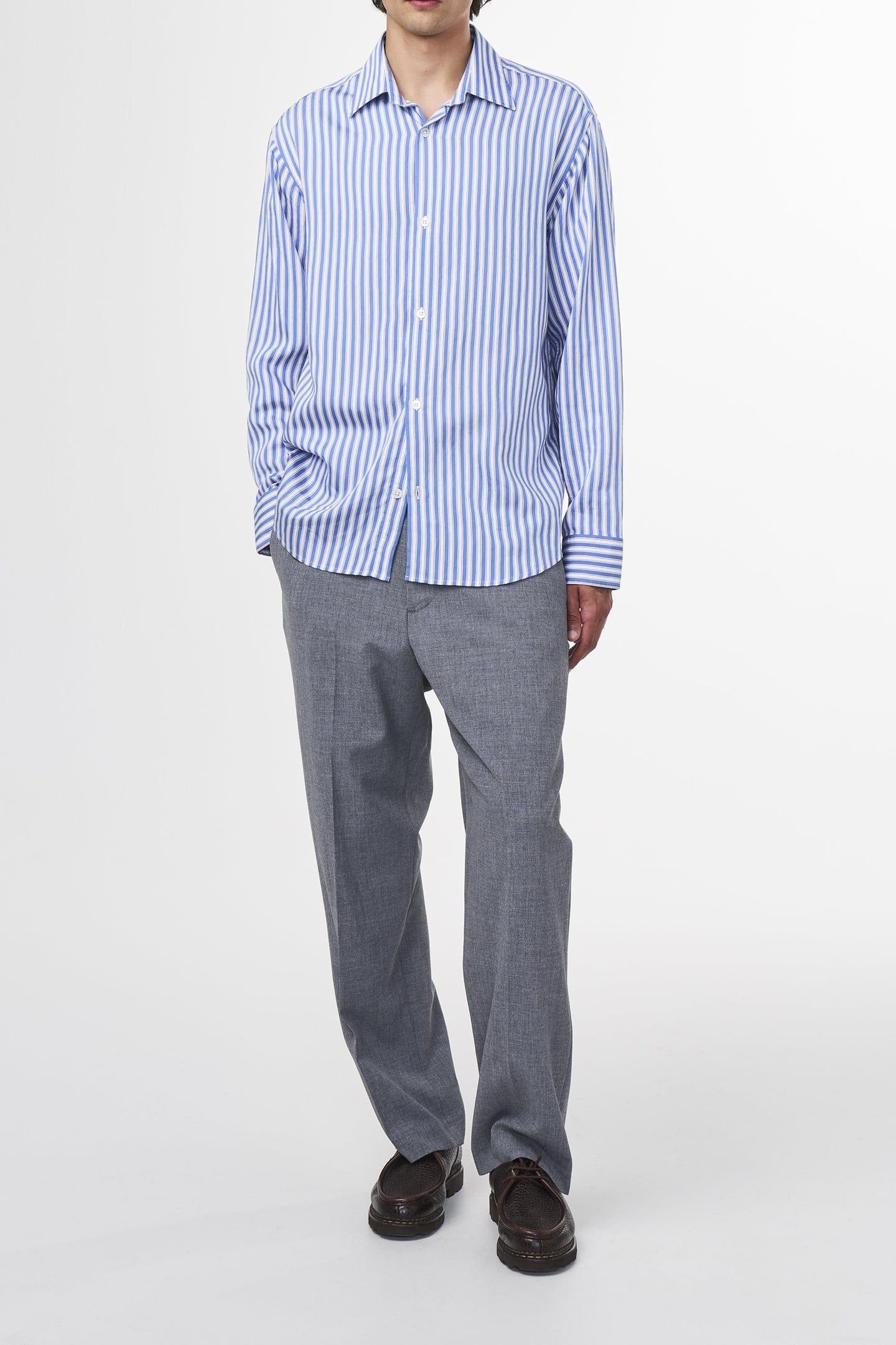 FREDDY NO PKT 5330 SHIRTS BLUE STRIPE 2