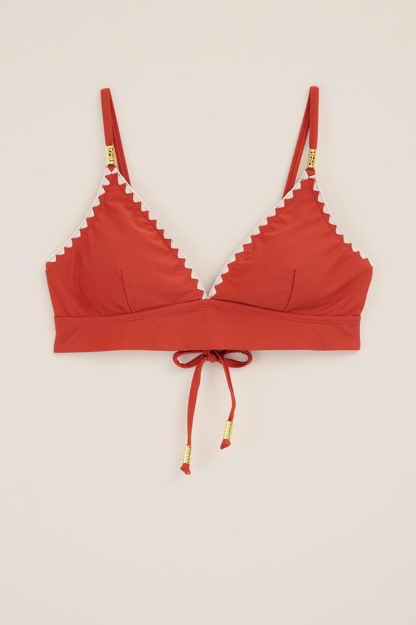 BIKINI TOP SAFFRON RED 4