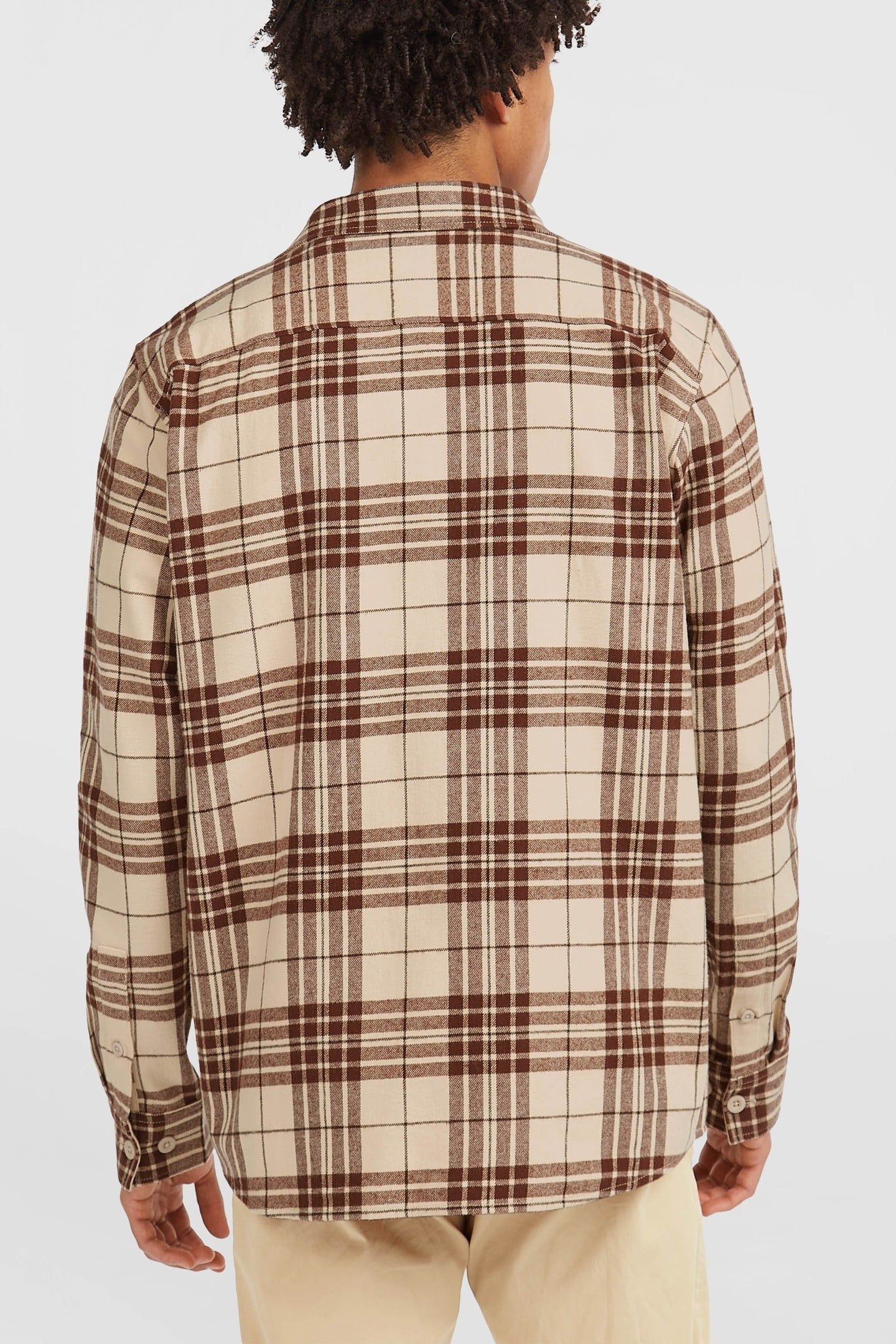 O'NEILL MUST-HAVE FLANNEL SHIRT BEIGE FLANNEL CHECK 3