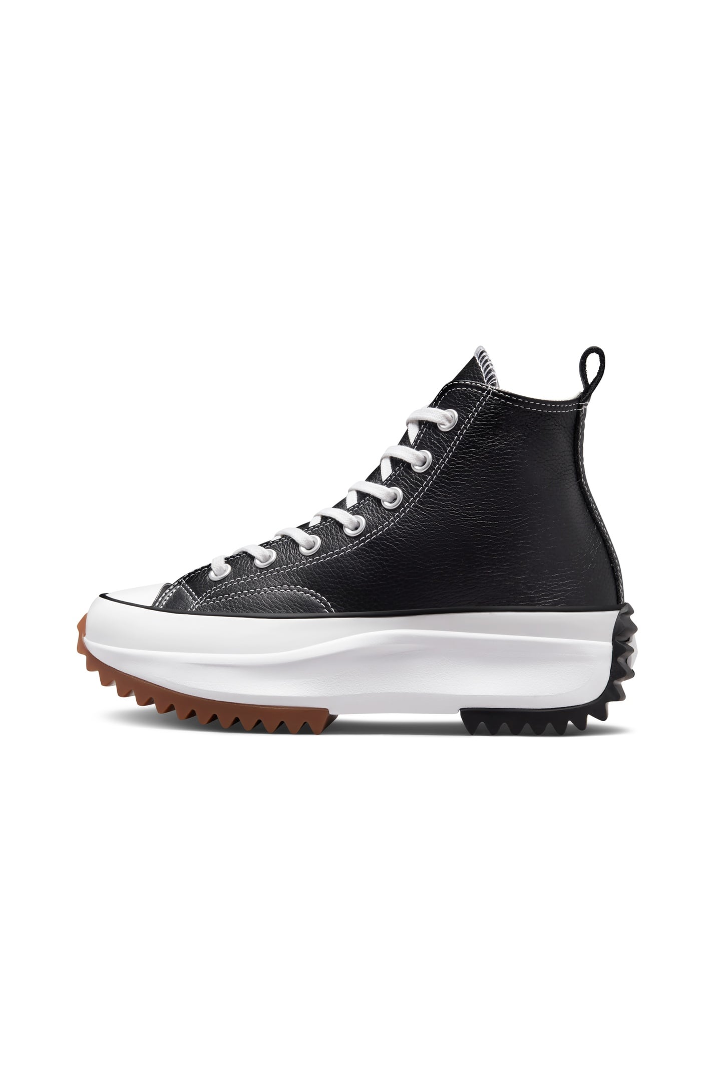 UNISEX RUN STAR HIKE HI BLACK/WHITE/GUM 8