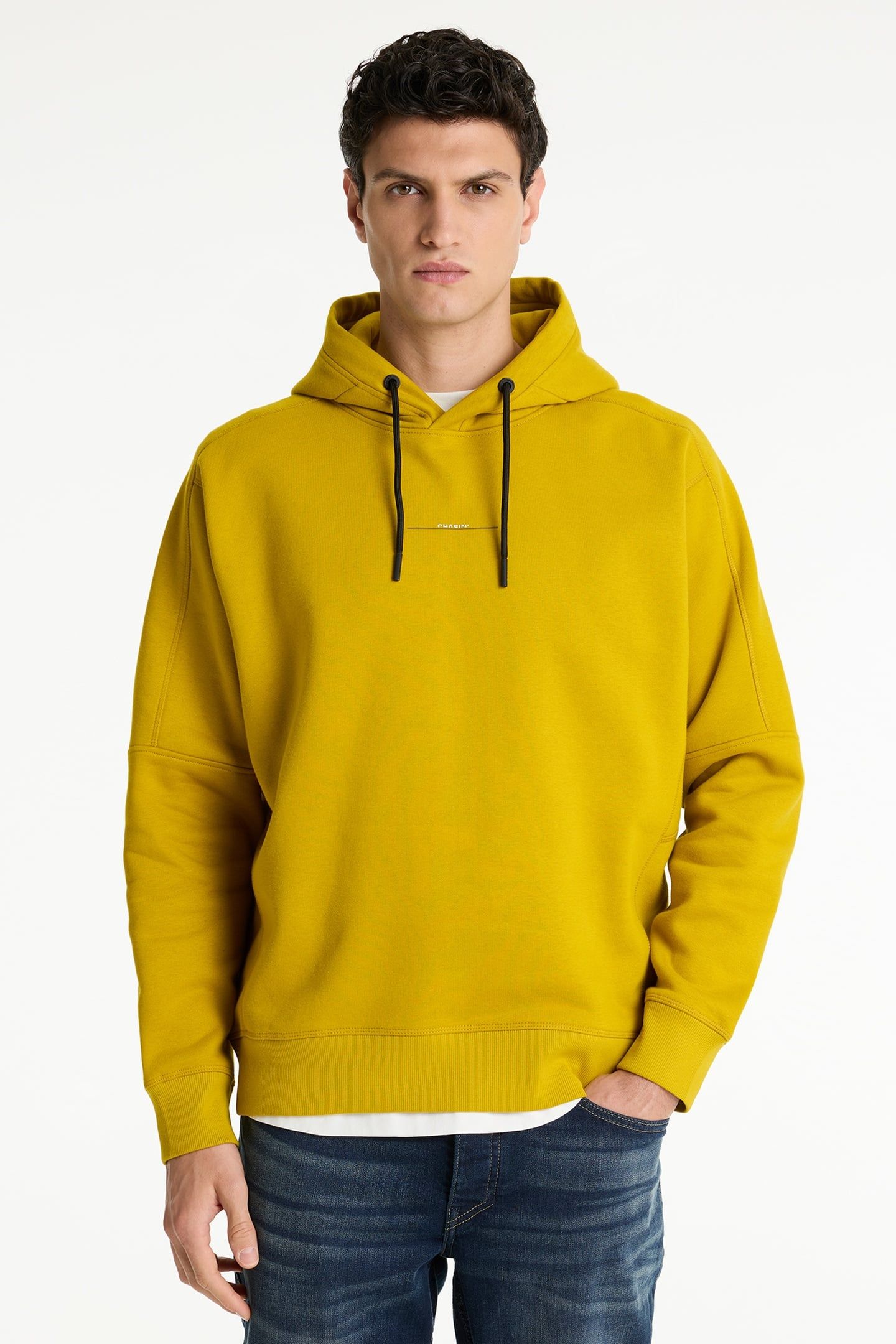 CONNECT HOOD SWEATER GOLDEN PALM 1