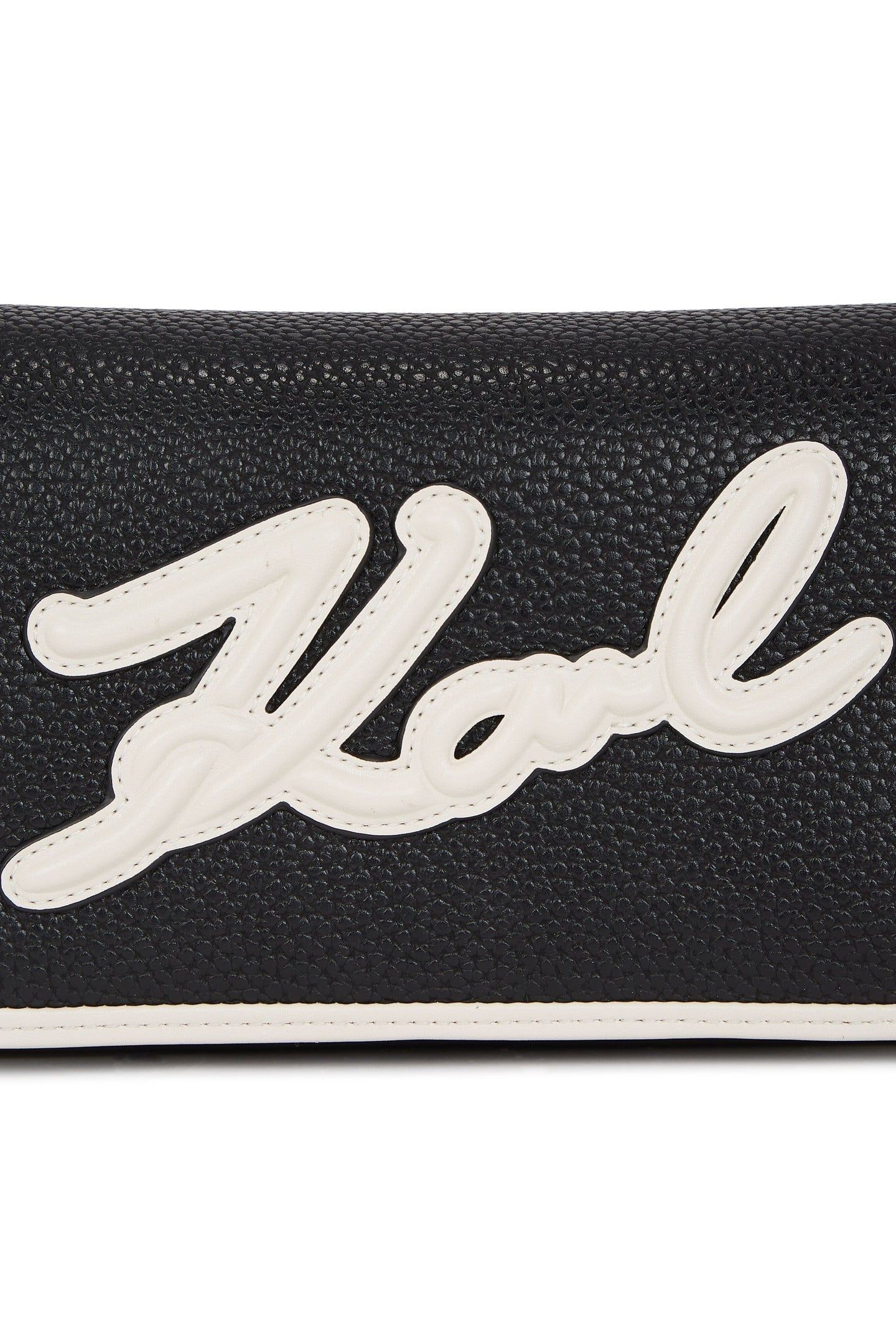 K/SKUARE FLAP CB GRAINY BLACK/WHITE 4
