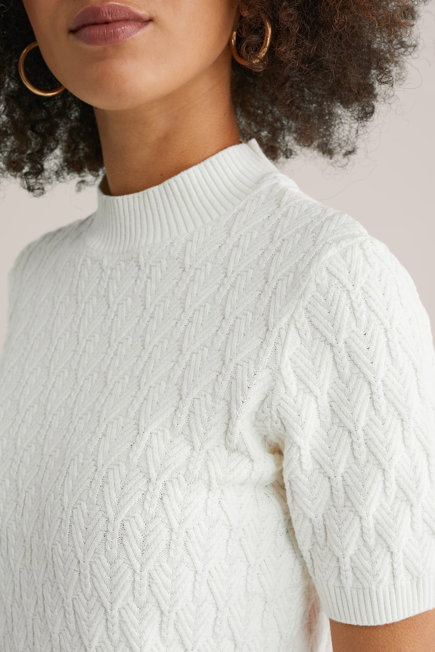 KNITTED PULLOVER OFF-WHITE 5