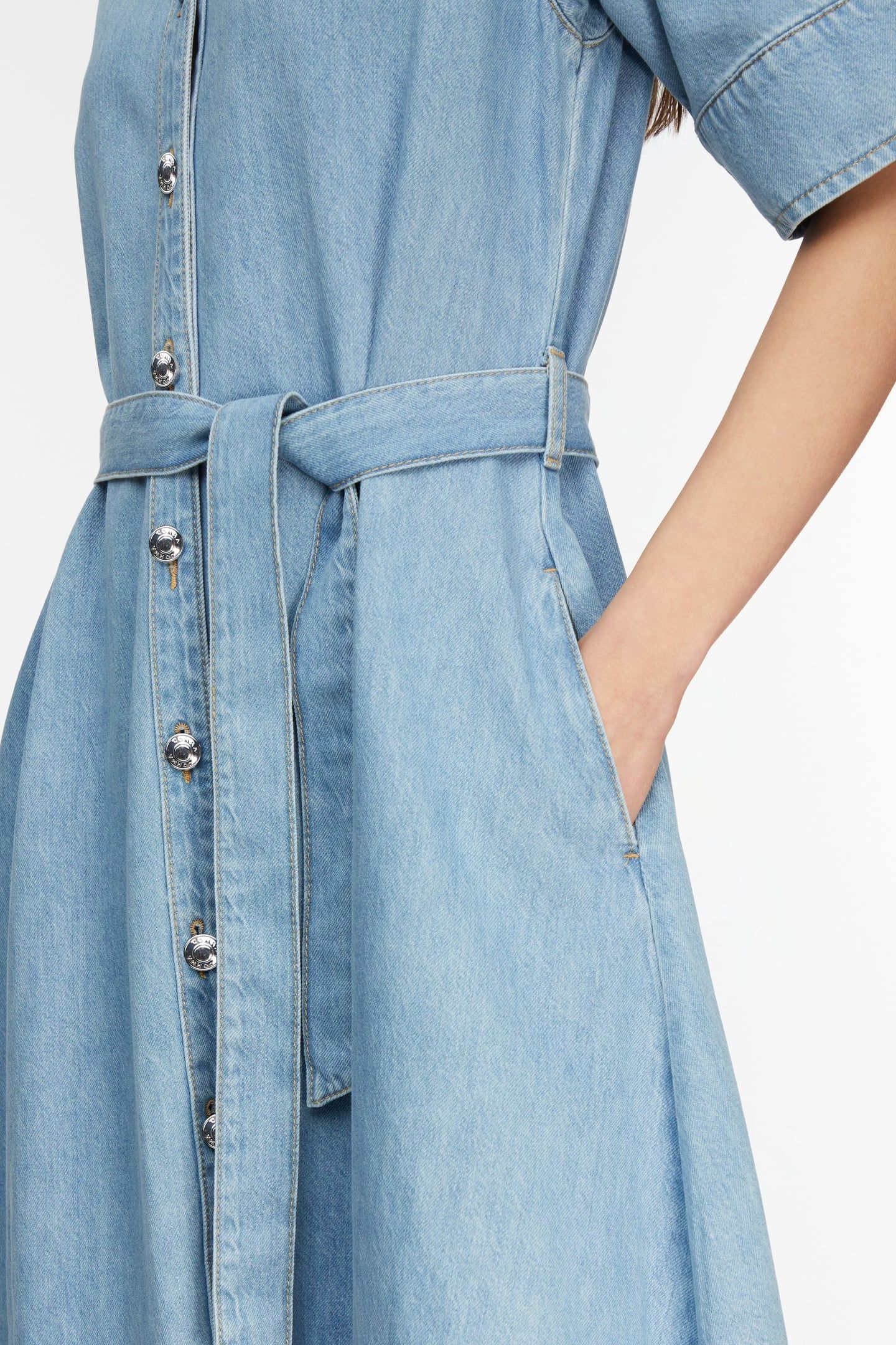 COMMA DRESSES BLUE DENIM 6
