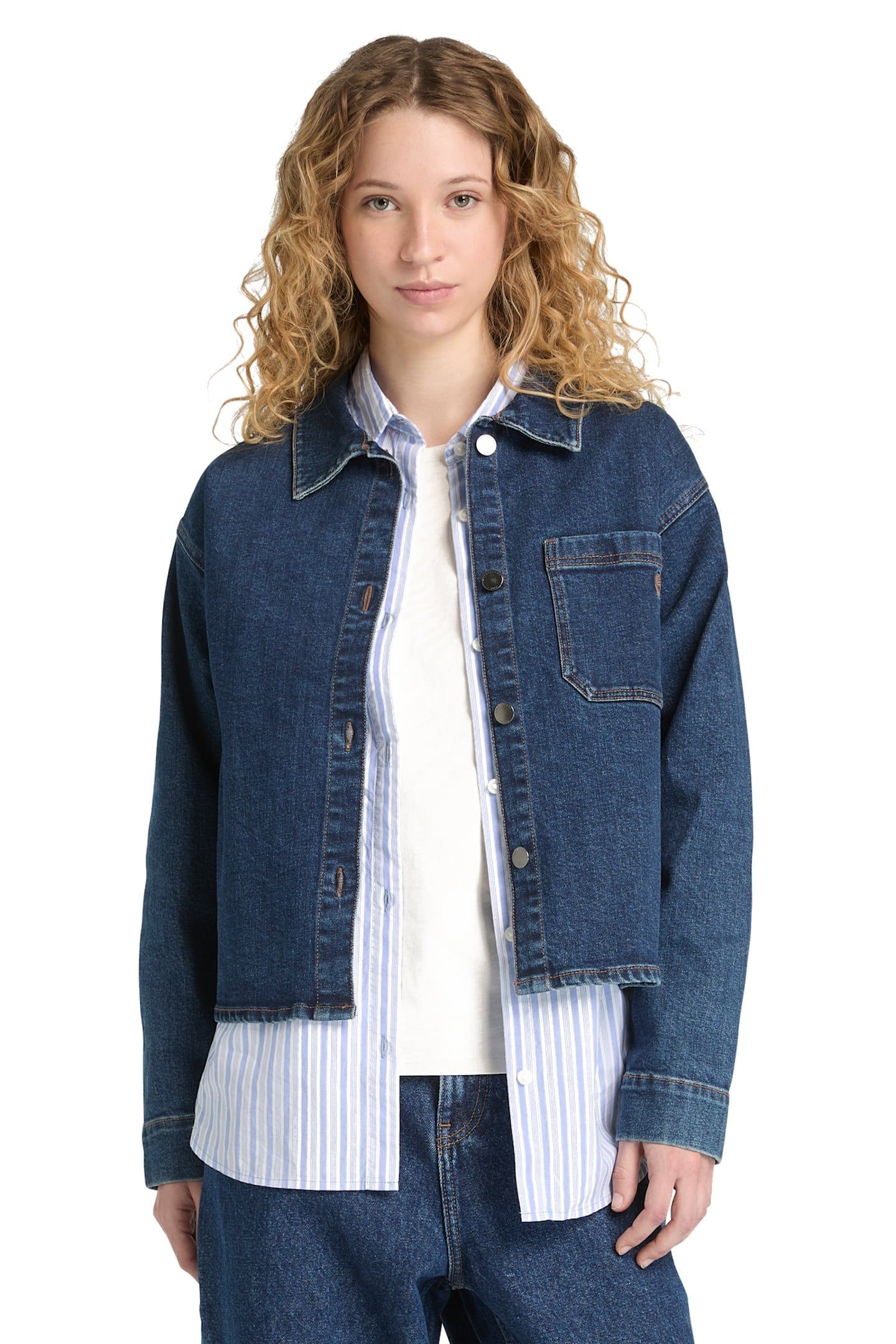 DENIM SHACKET MEDIUM BLUE 2