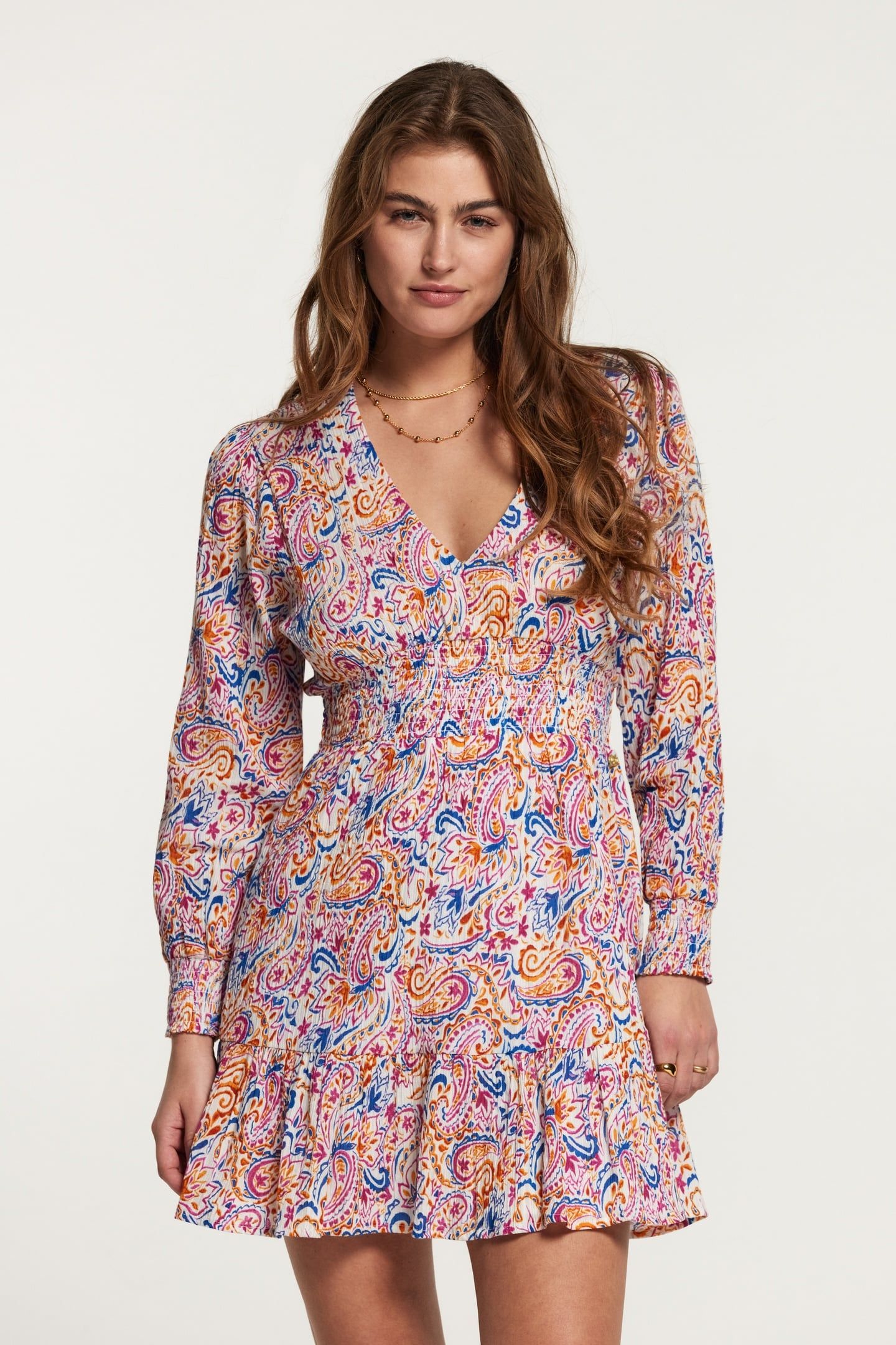 ZARAGOSA DRESS COLOURED PAISLEY MULTI PAISLEY 2