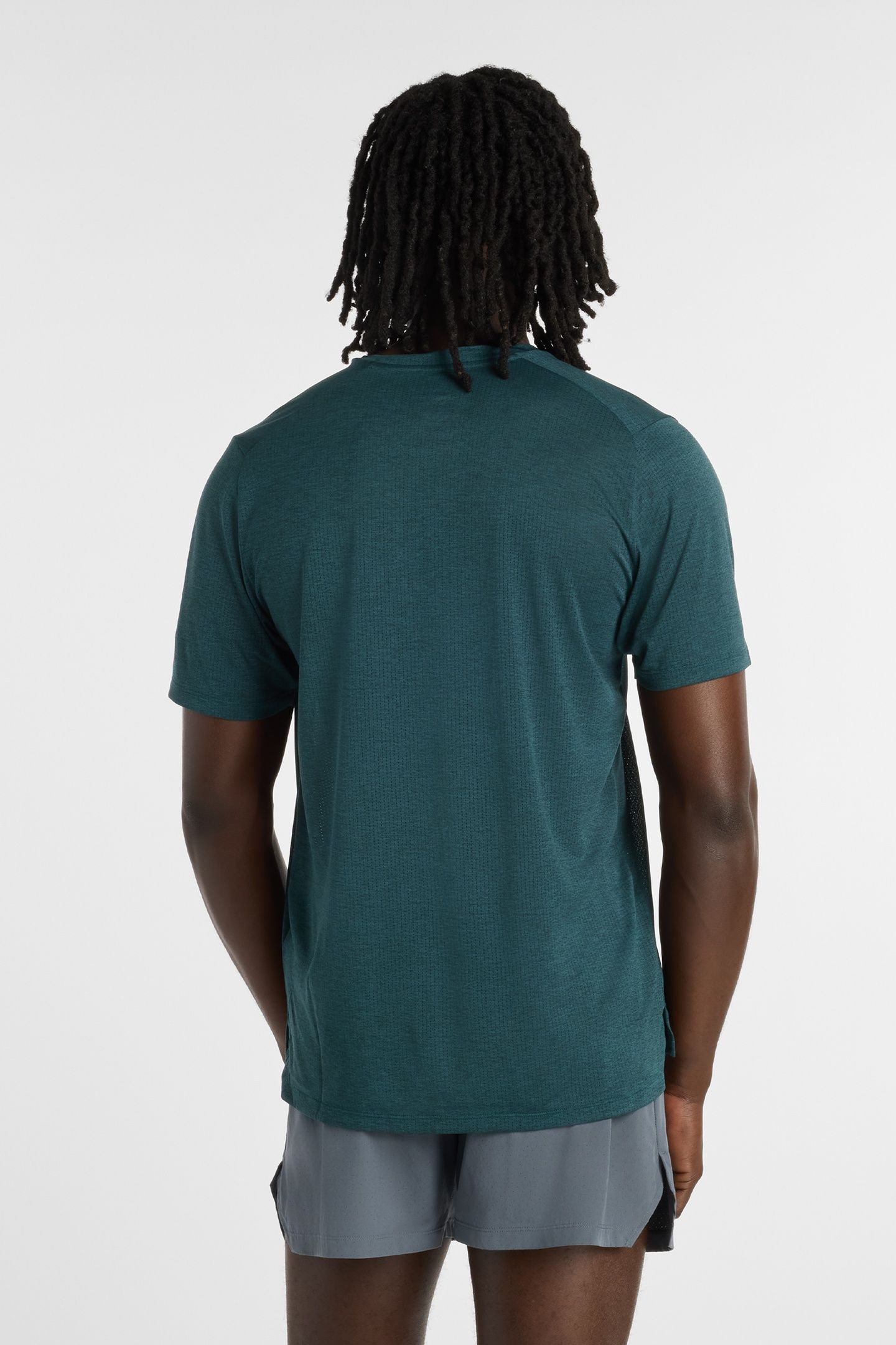 RC ESSENTIAL T-SHIRT MEDUSA GREEN HEATHER 2