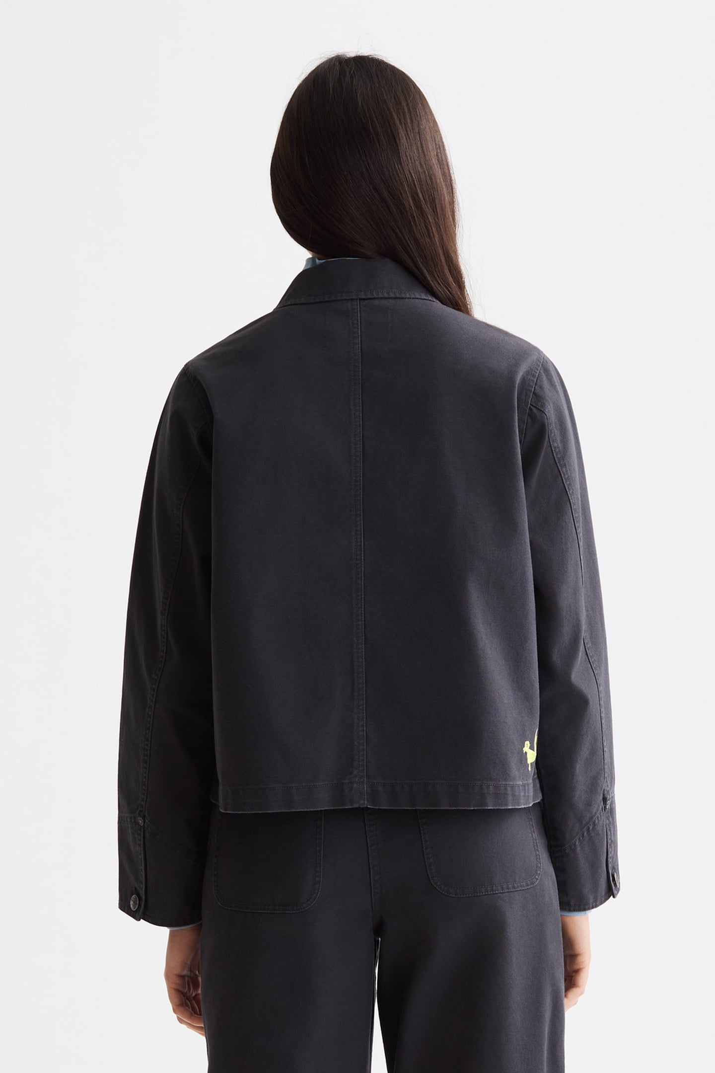 WASHED WORKWEAR JACKET CHARCOAL ART 3