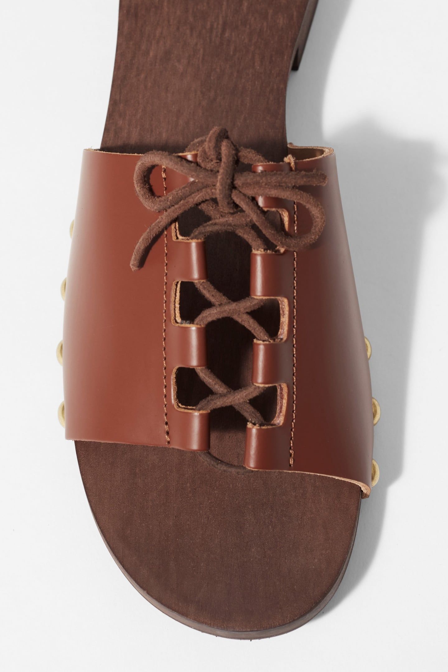 WOODY CLOG SANDAL BROWN 5