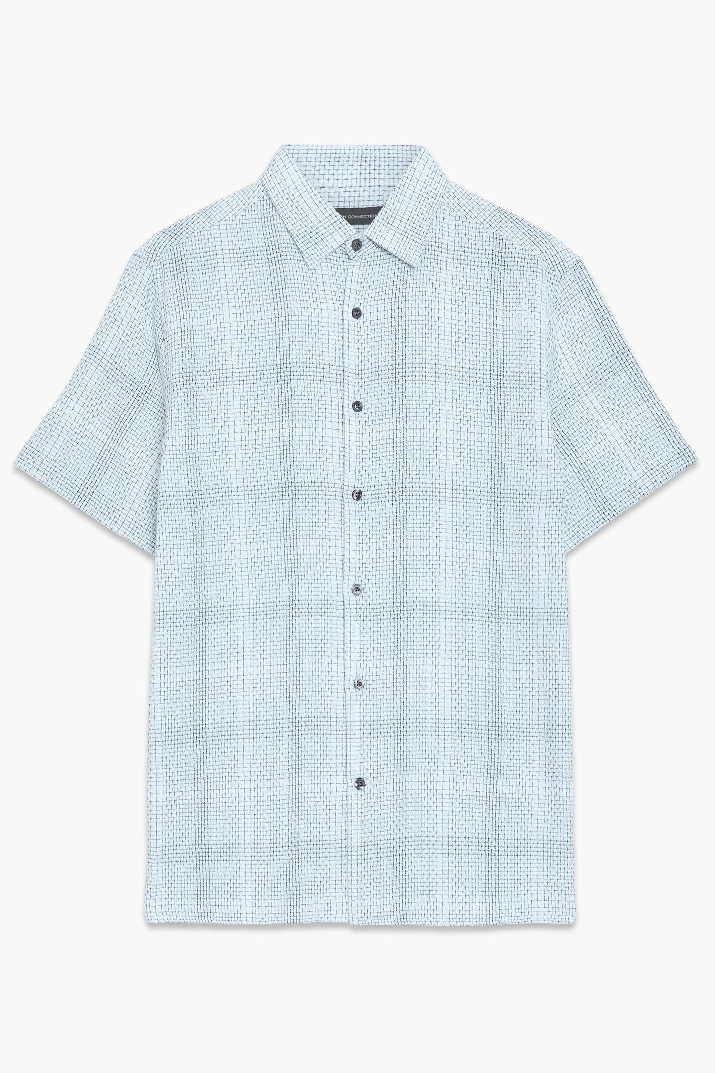 BARROW DOBBY SS SHIRT BLUE COMBO 4