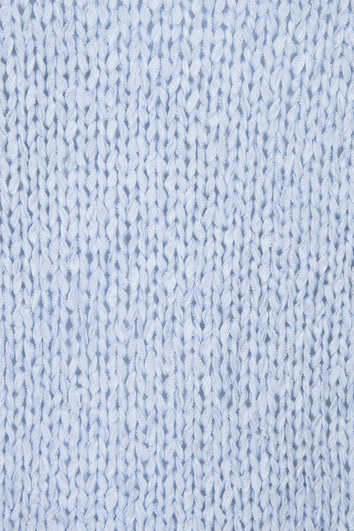 SWEATER V-NECK TAPE YARN SKY BLUE 7