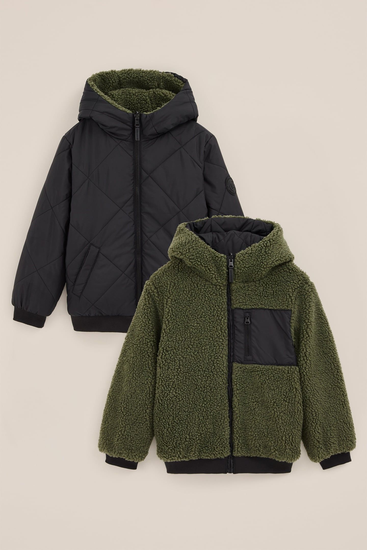 JACKET REVERSIBLE BOMBER BLACK 4
