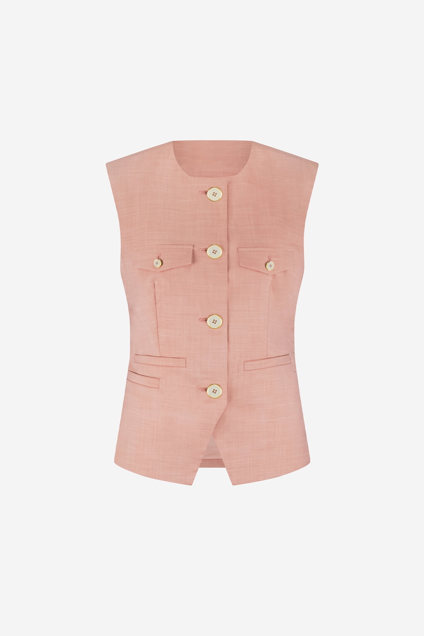 IVETTE WAISTCOAT DUST ROSE 2