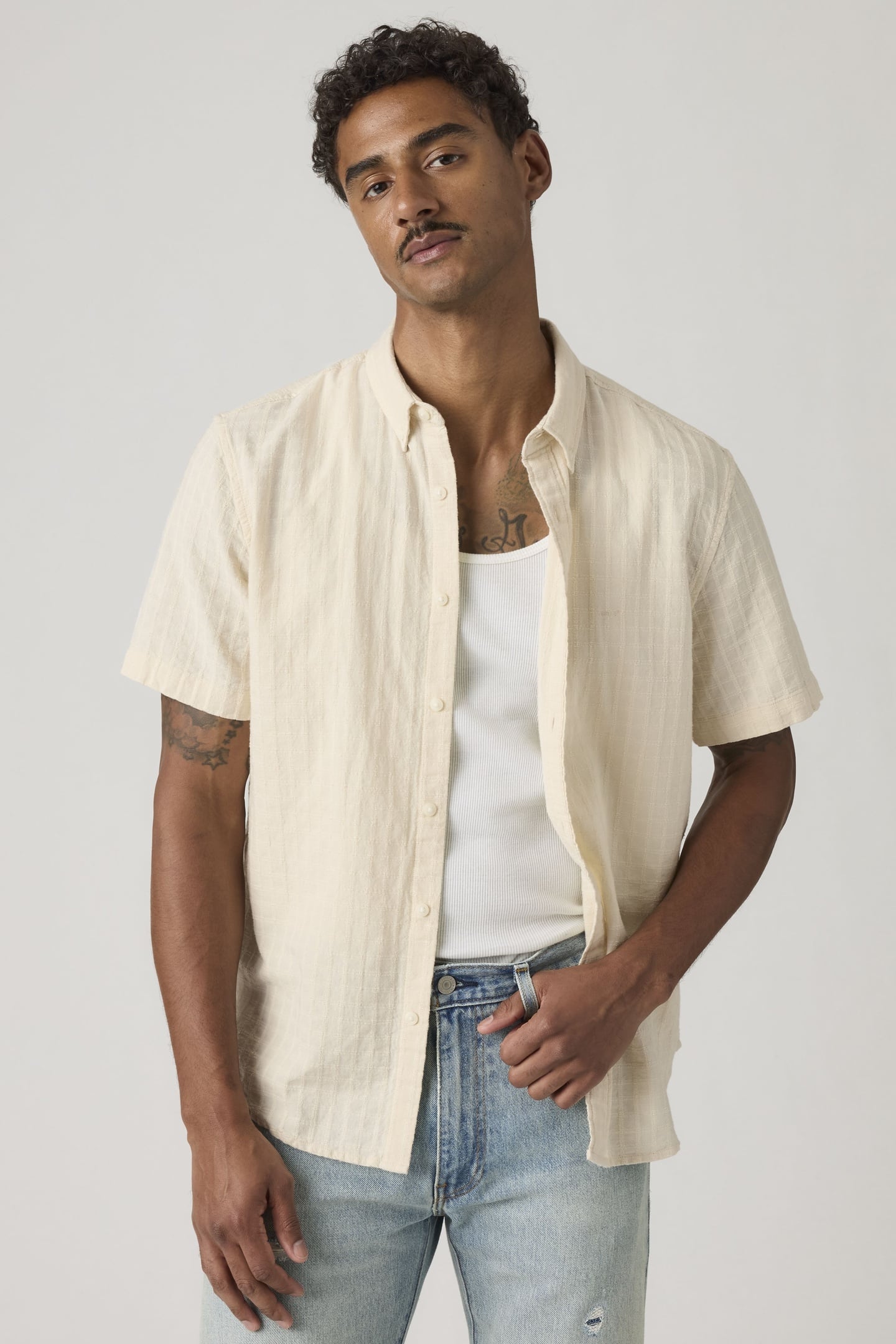 SHORT SLEEVE AUTHENTIC BUTTON-DOWN SHIRT 2