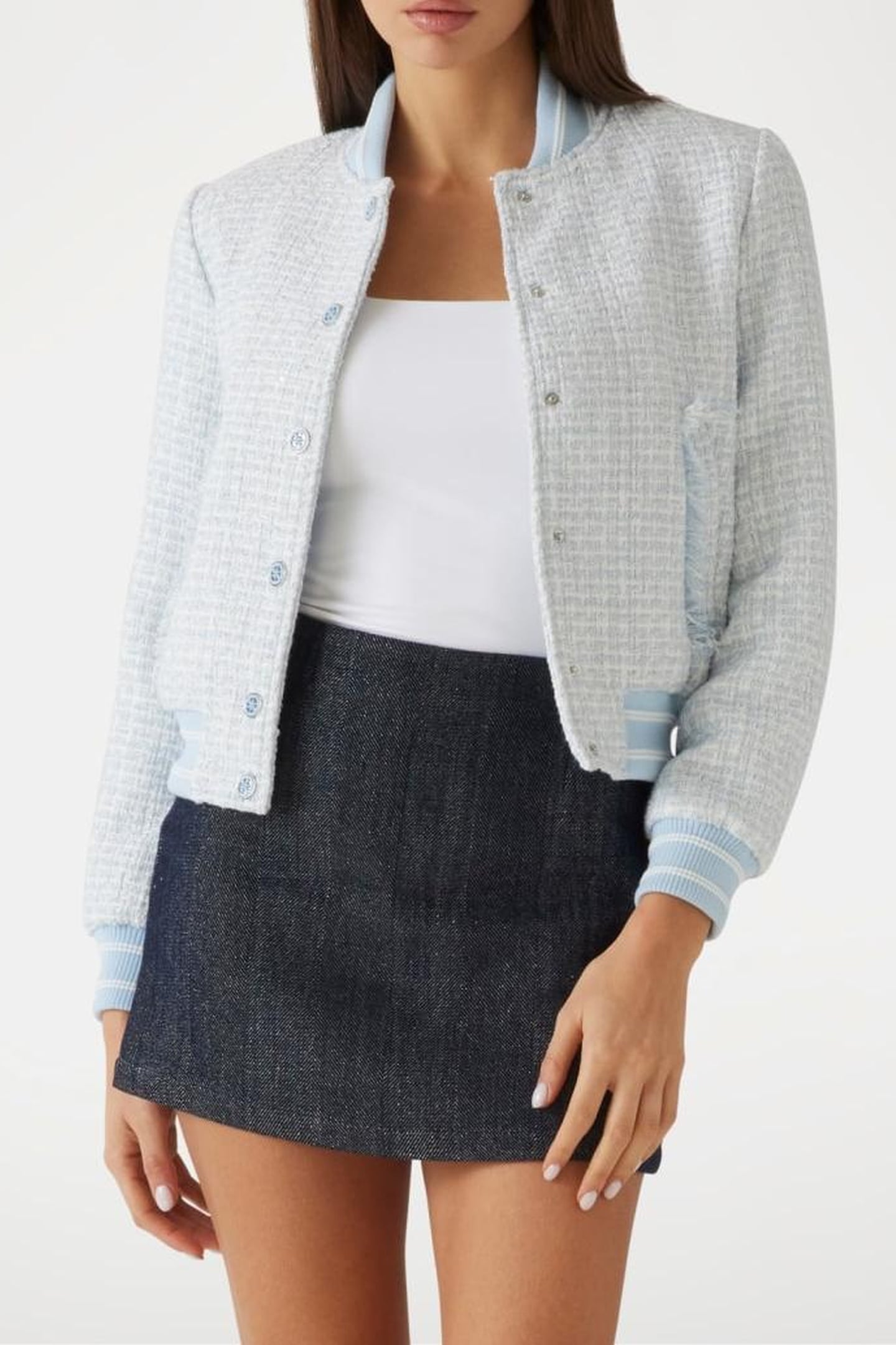 GUESS ECO NEW GLORIA TWEED BOM CORONADO BLUE MULTI 2