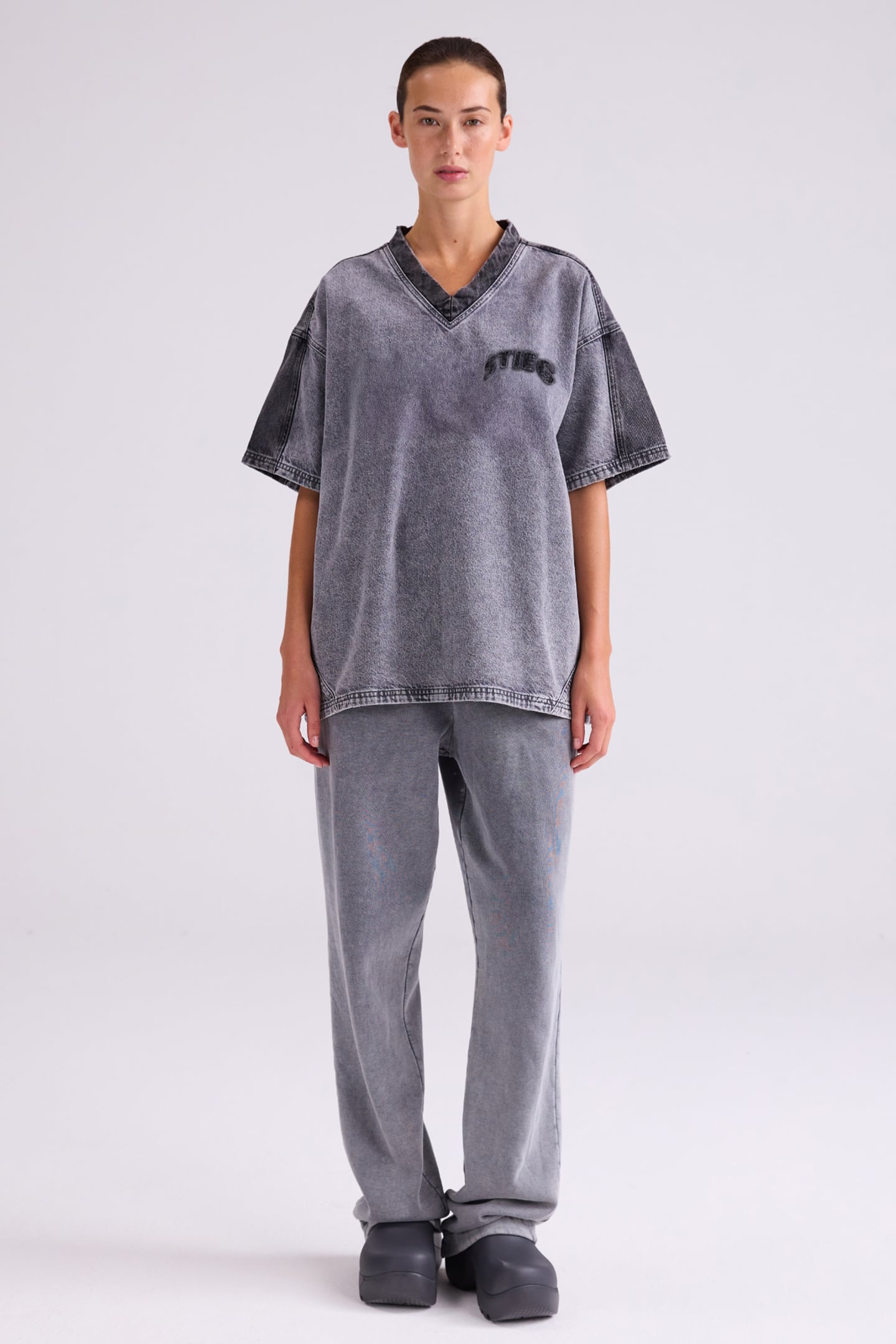 ZAPHIRA OVERSIZED T-SHIRT GREY 1