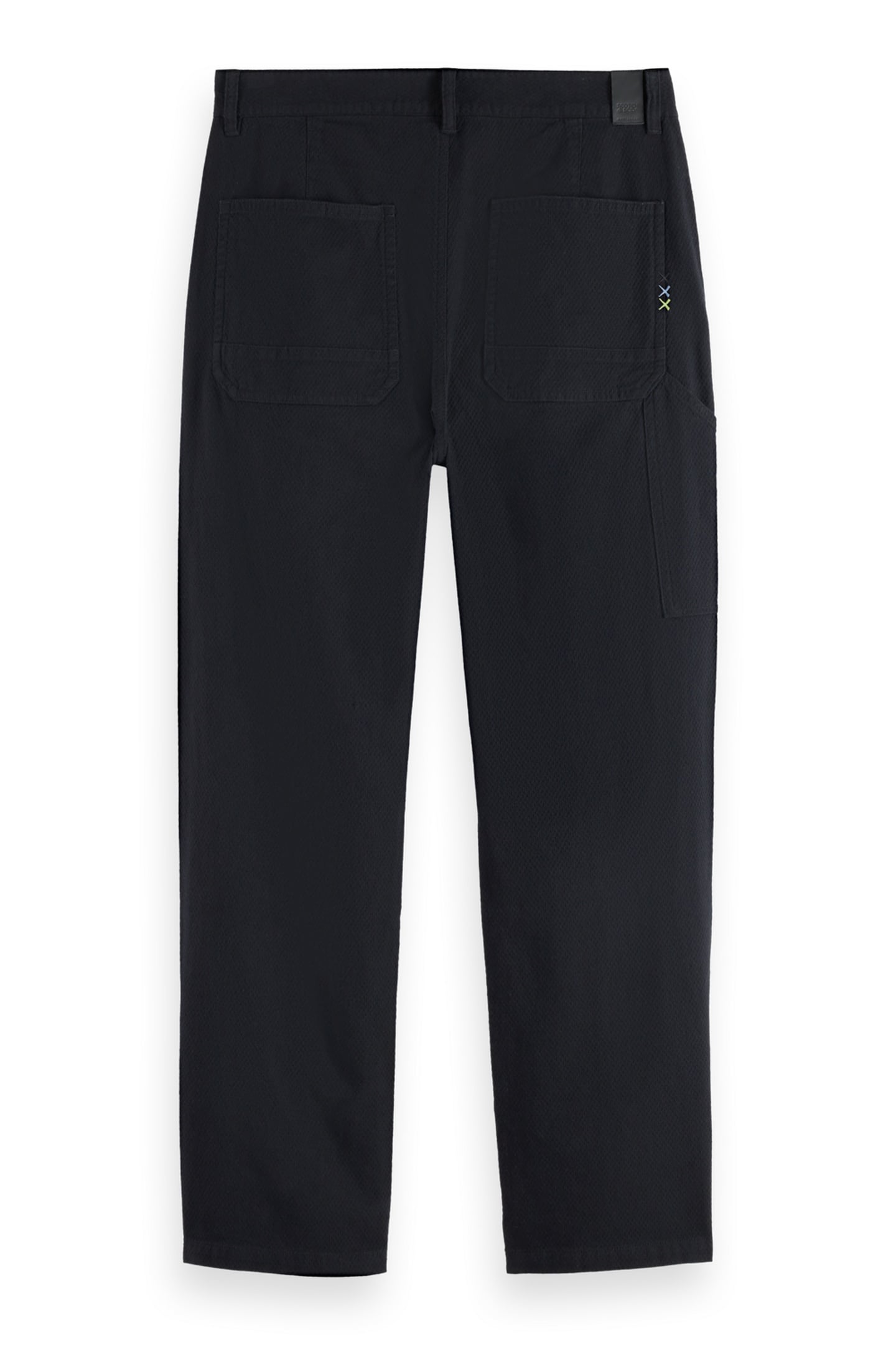 THE VERVE - STRUCTURED COTTON CARPENTER PANT CHARCOAL ART 2